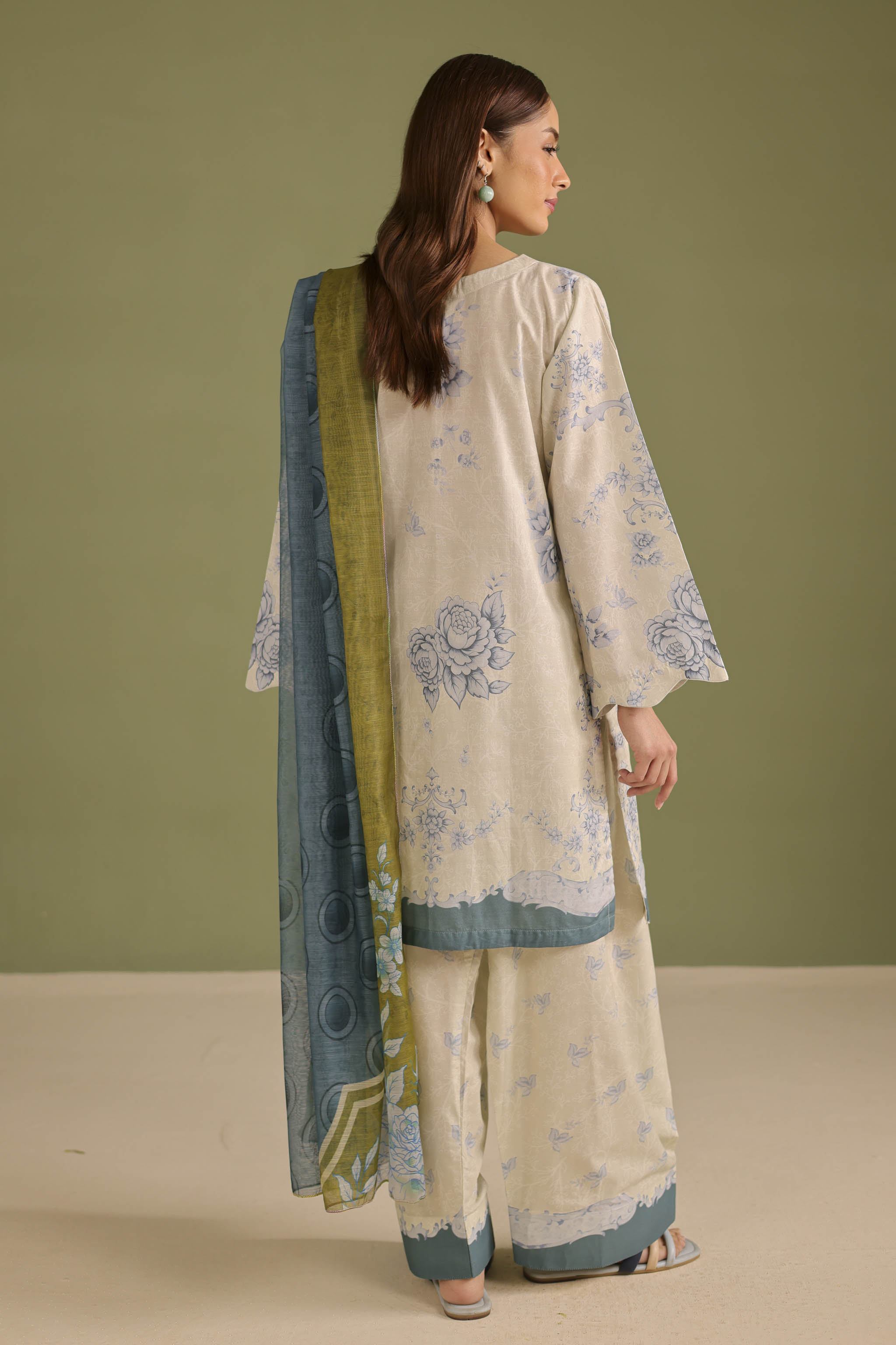 3PC Printed Lawn Suit - 42656