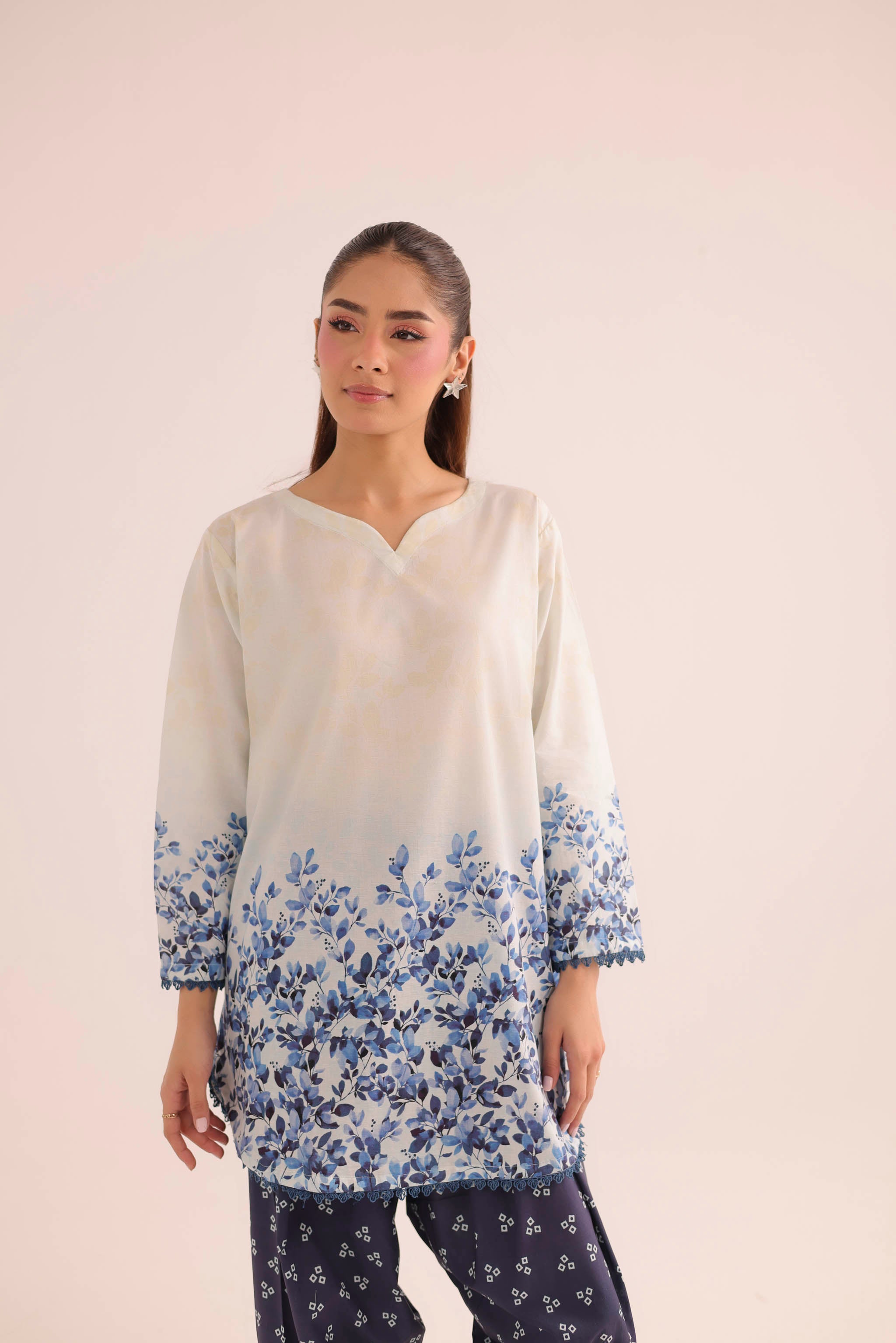 2PC Summer Lawn Dress- PRT L42721