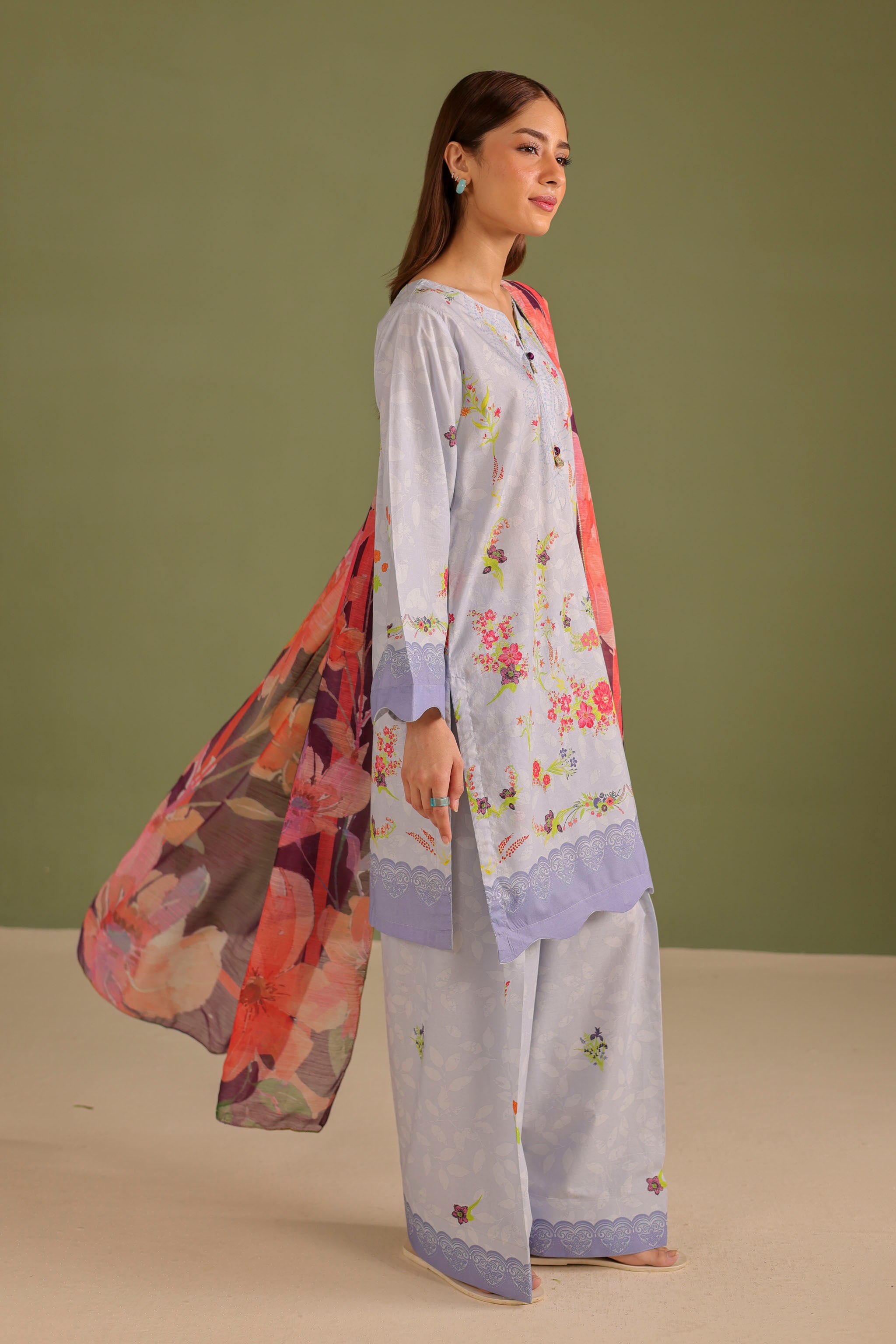 3PC Printed Lawn Suit - 42682