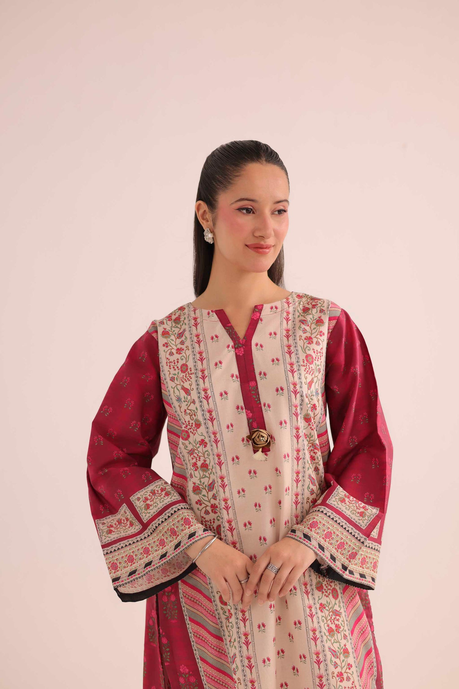 2PC Summer Lawn Dress- PRT L42723