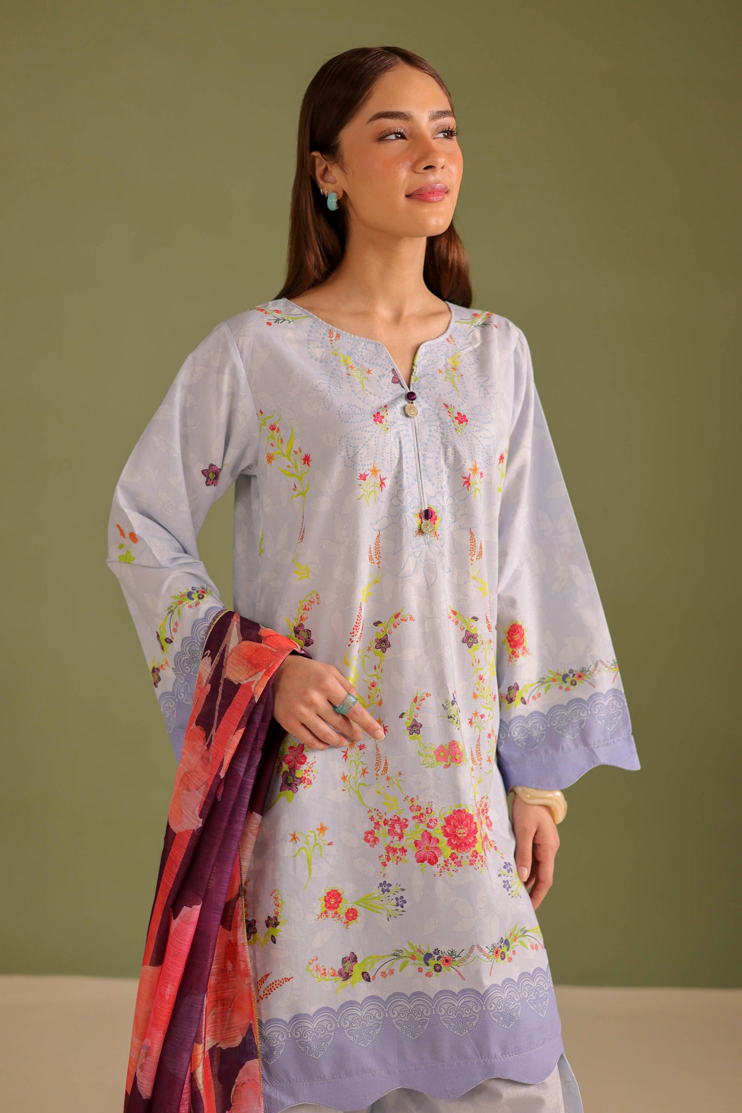 3PC Printed Lawn Suit - 42682
