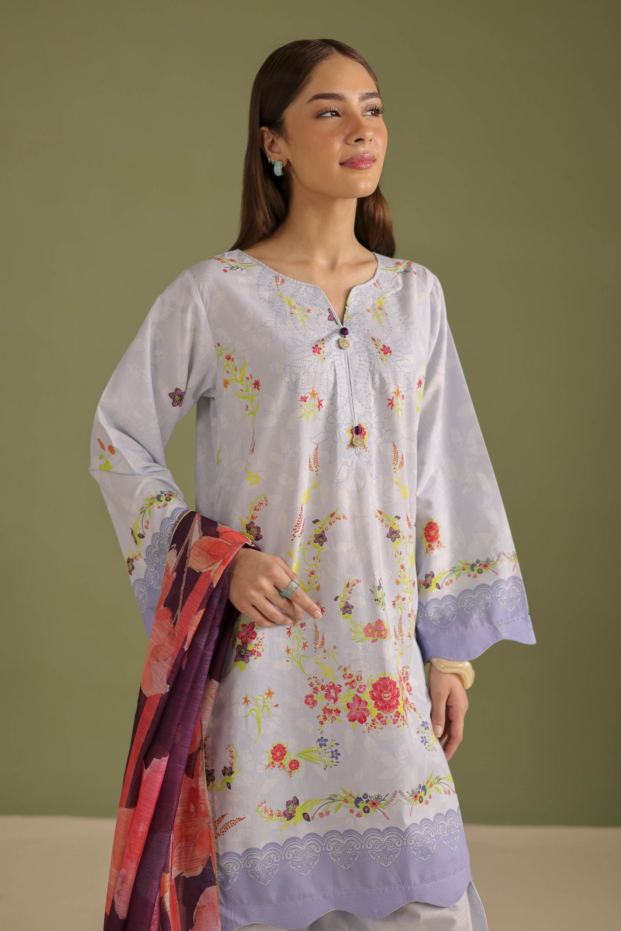 3PC Printed Lawn Suit - 42682