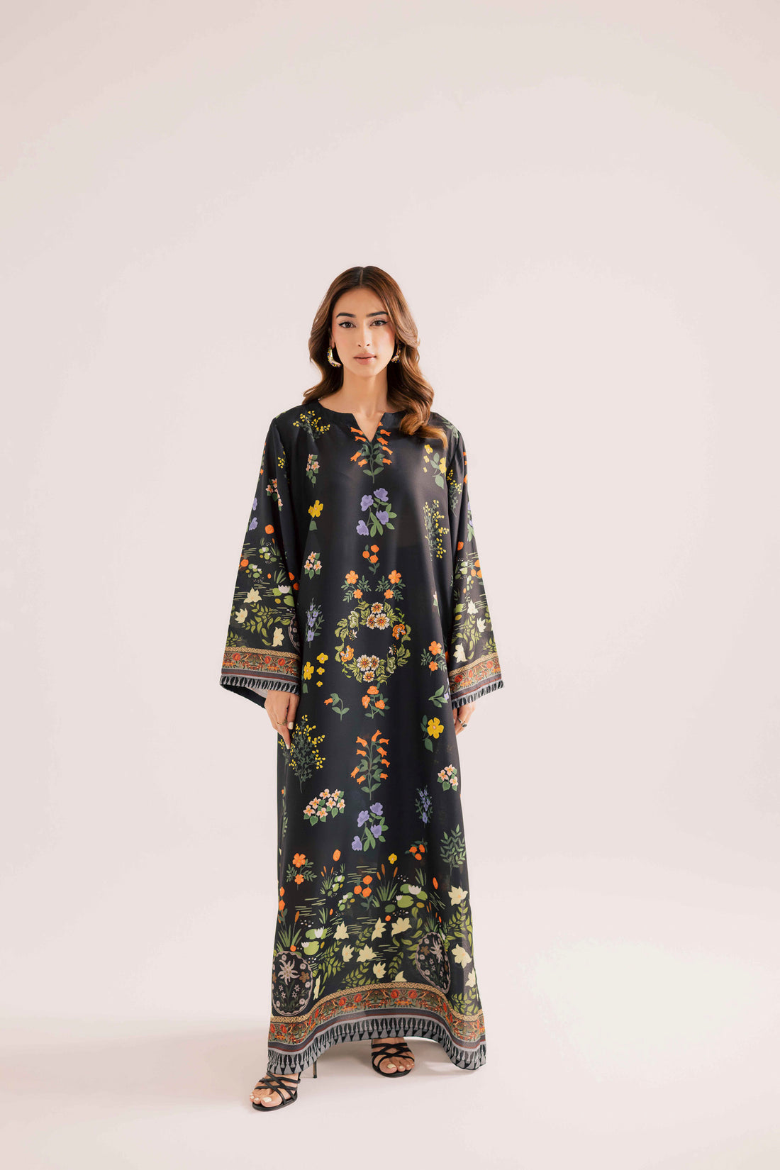 KF01 - Printed Kaftaan