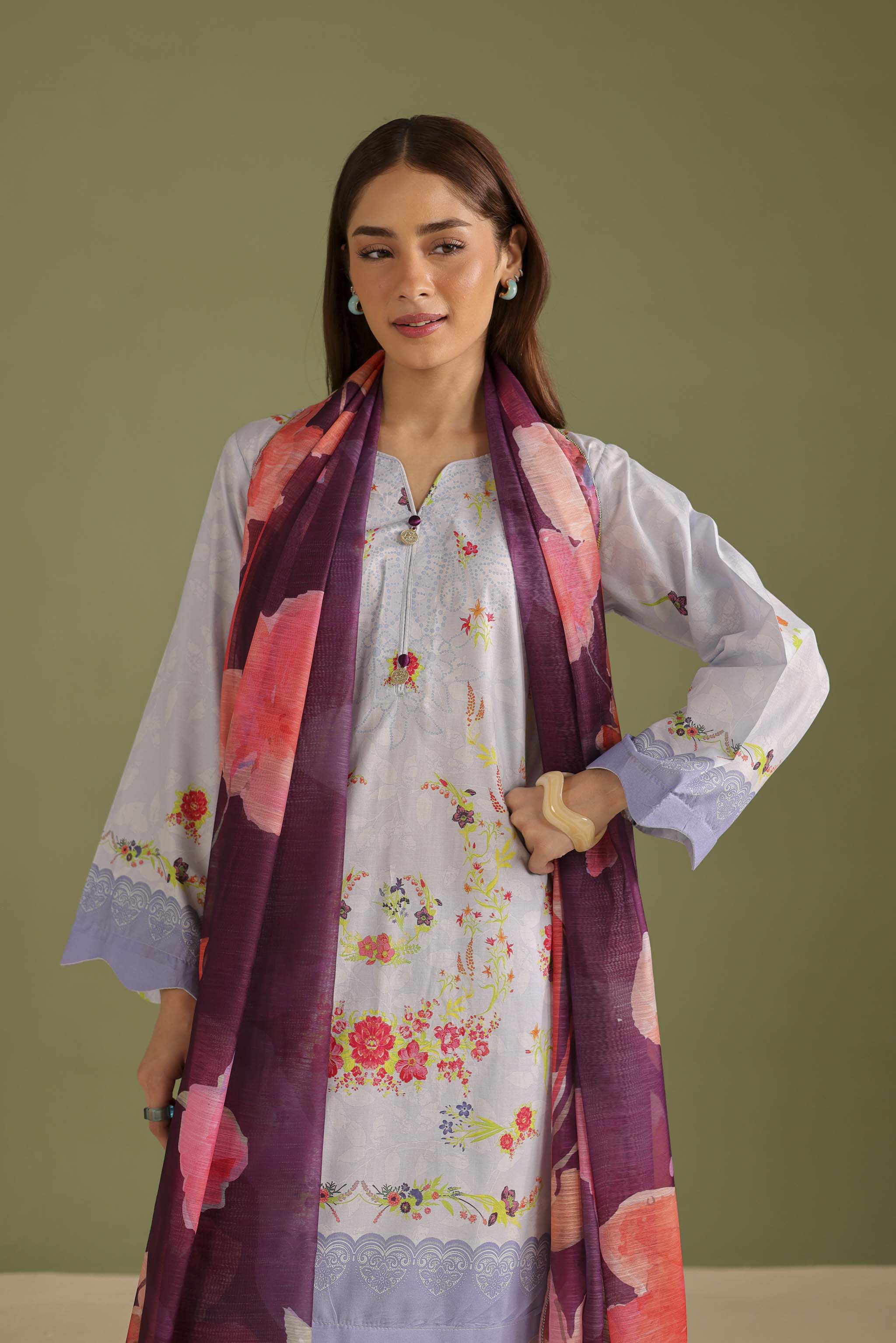 3PC Printed Lawn Suit - 42682