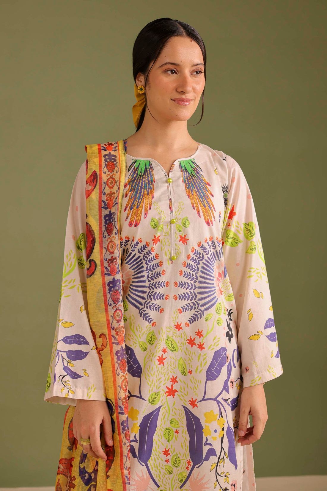 3PC Printed Lawn Suit - 42685