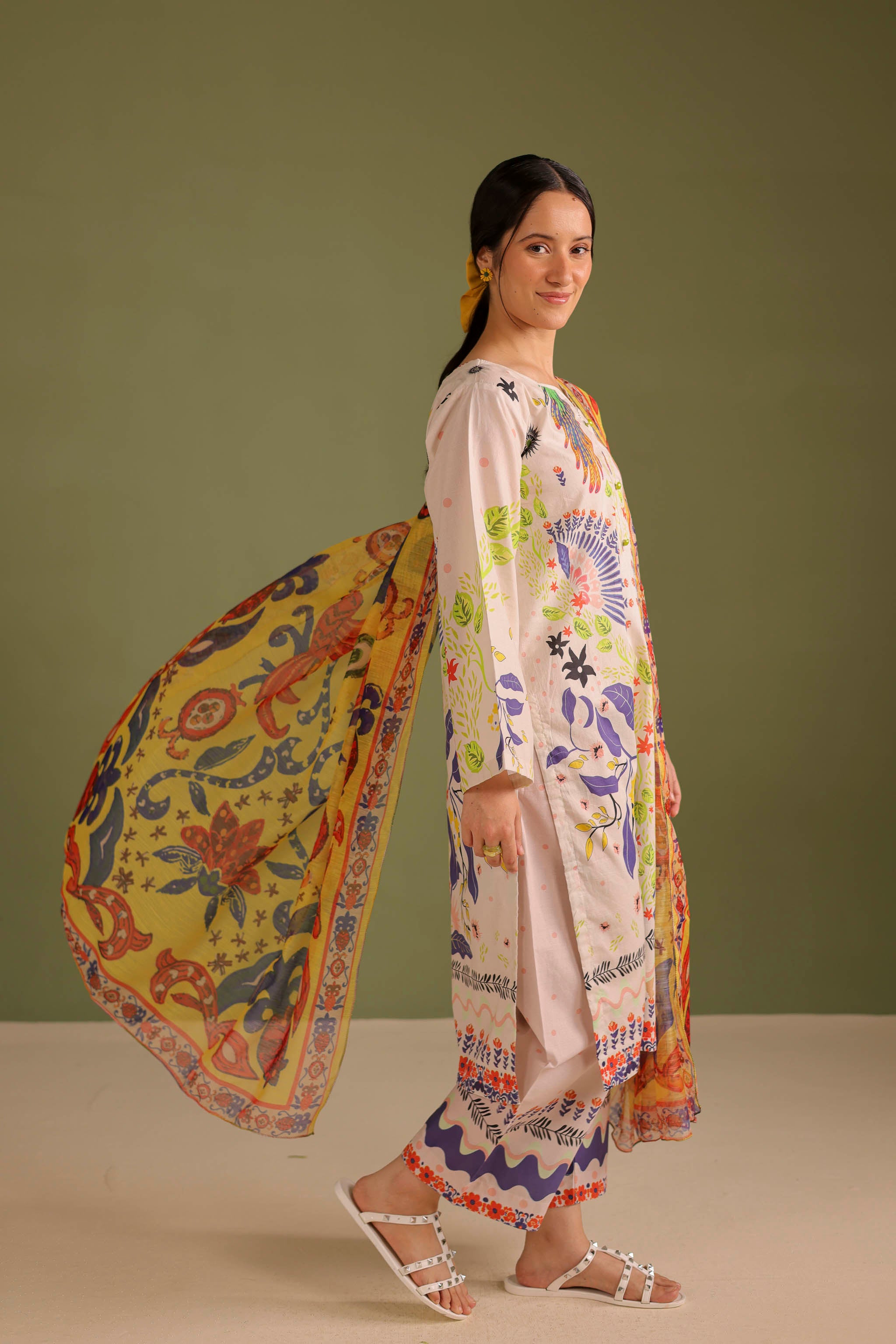 3PC Printed Lawn Suit - 42685