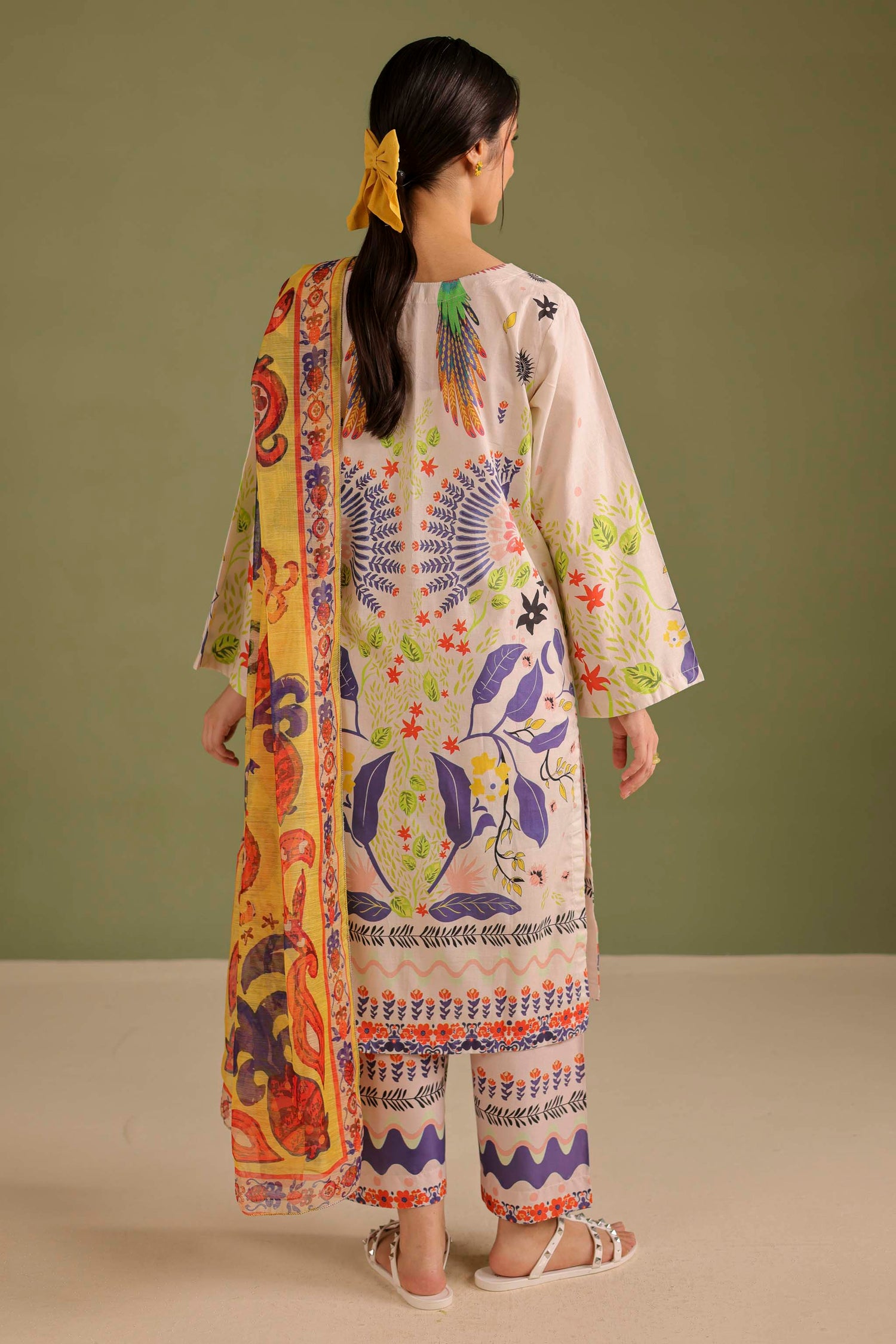 3PC Printed Lawn Suit - 42685