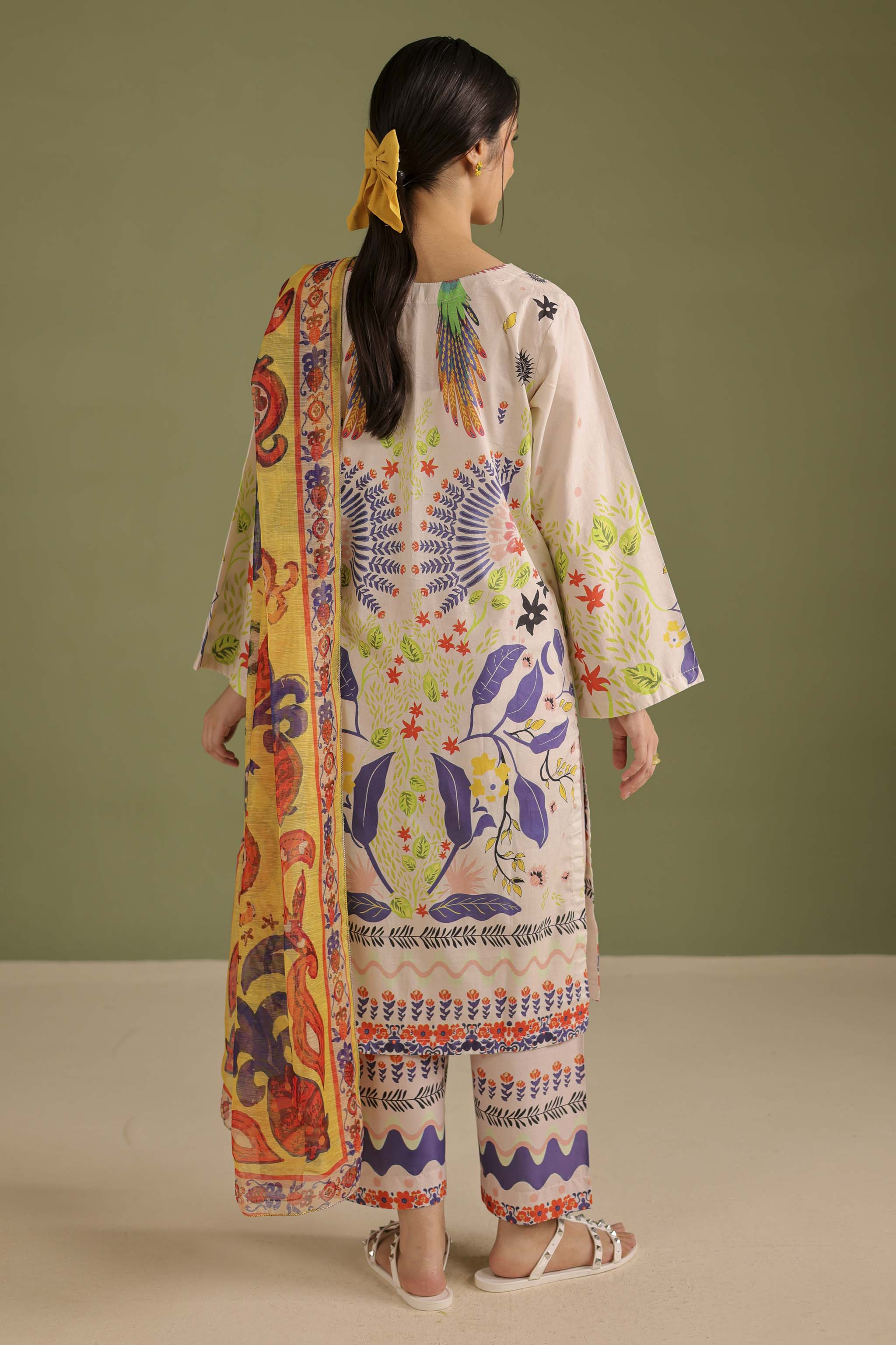 3PC Printed Lawn Suit - 42685