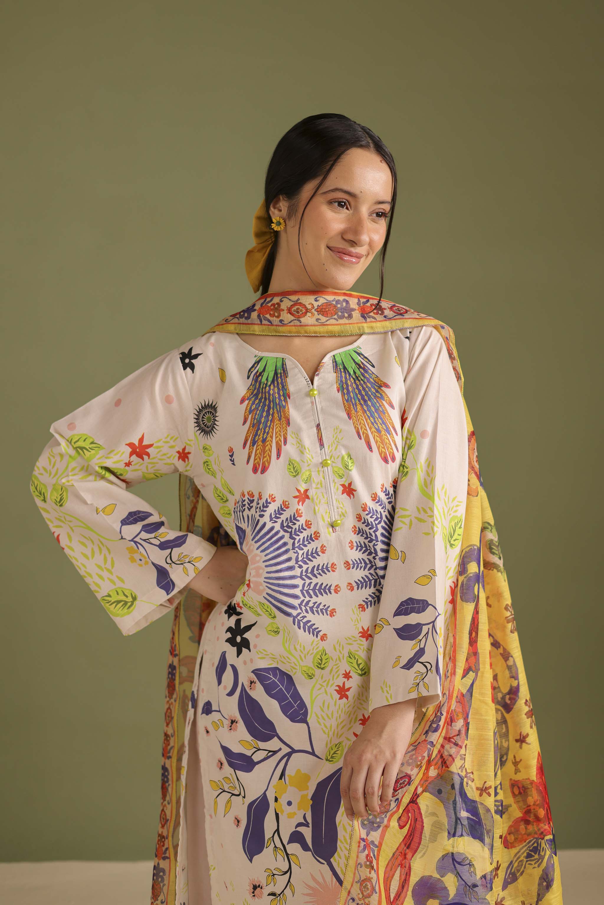 3PC Printed Lawn Suit - 42685