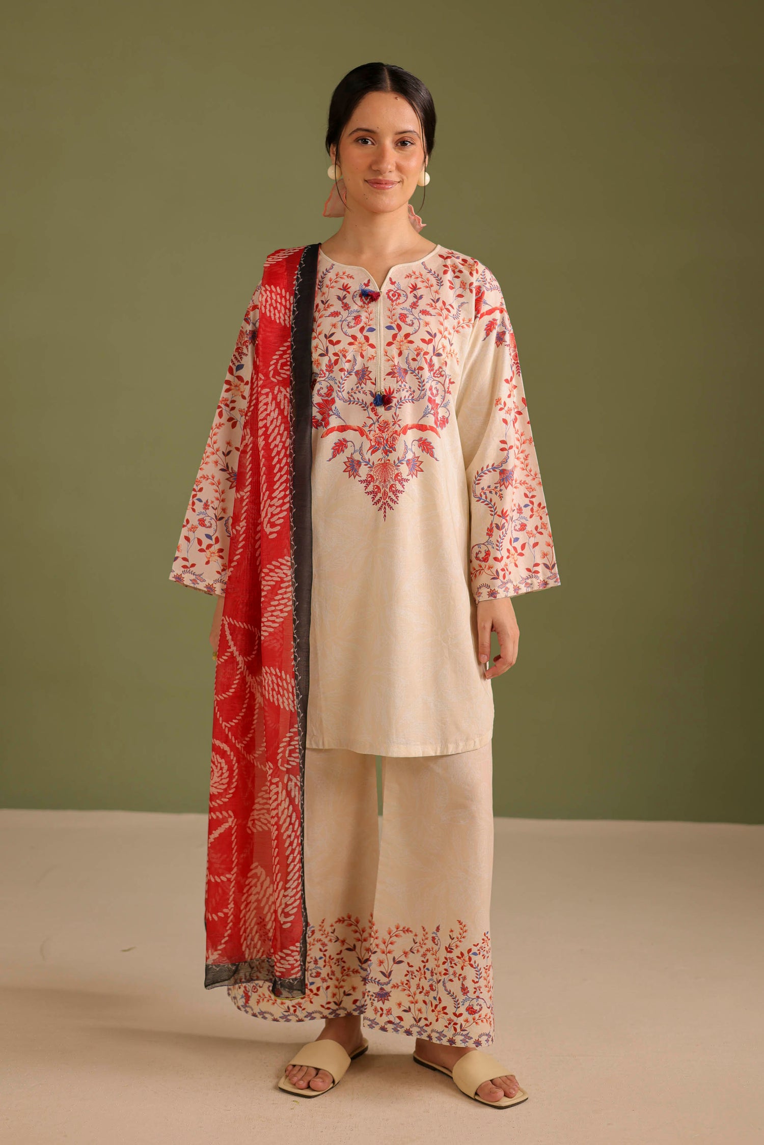 3PC Printed Lawn Suit - 42671