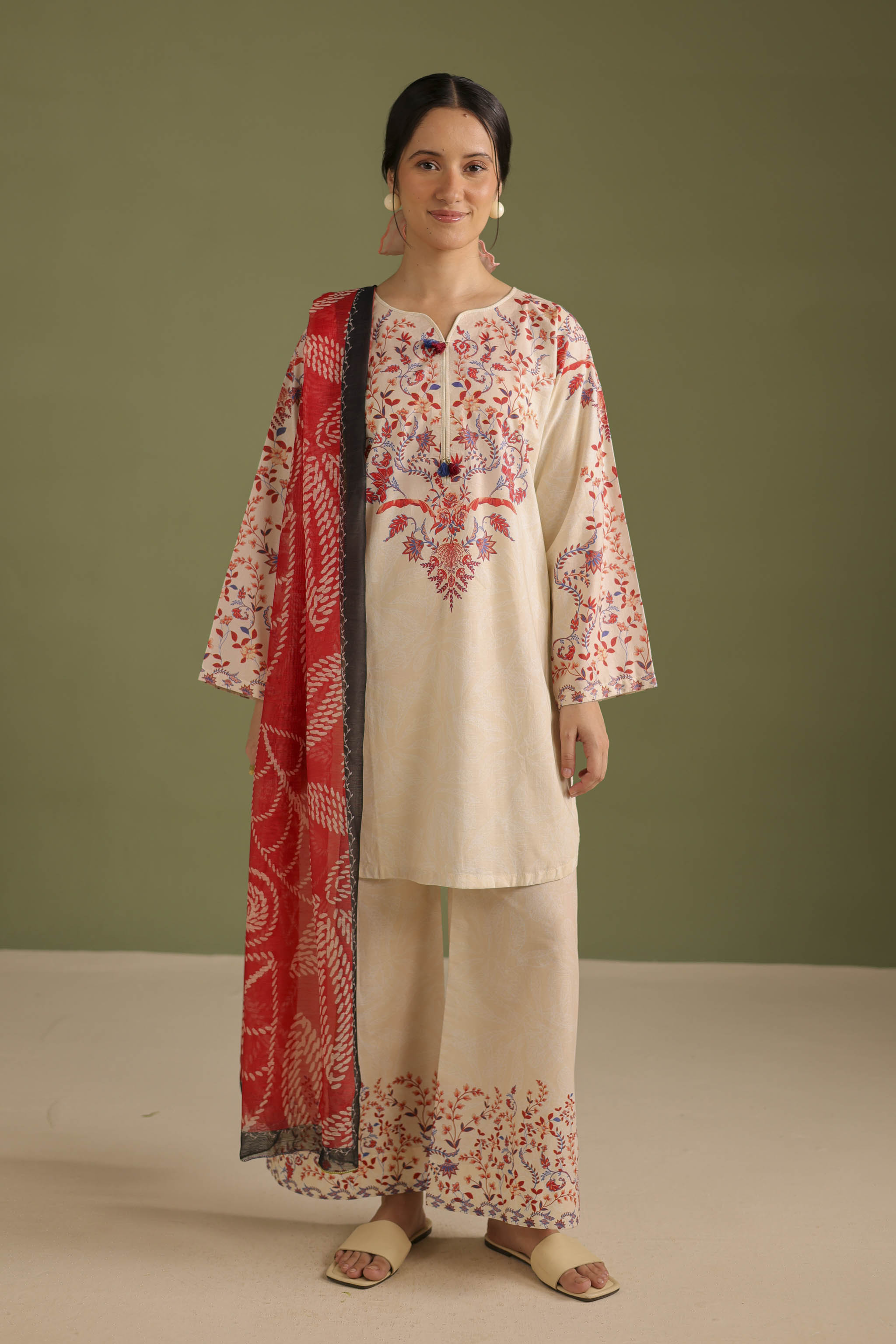 3PC Printed Lawn Suit - 42671