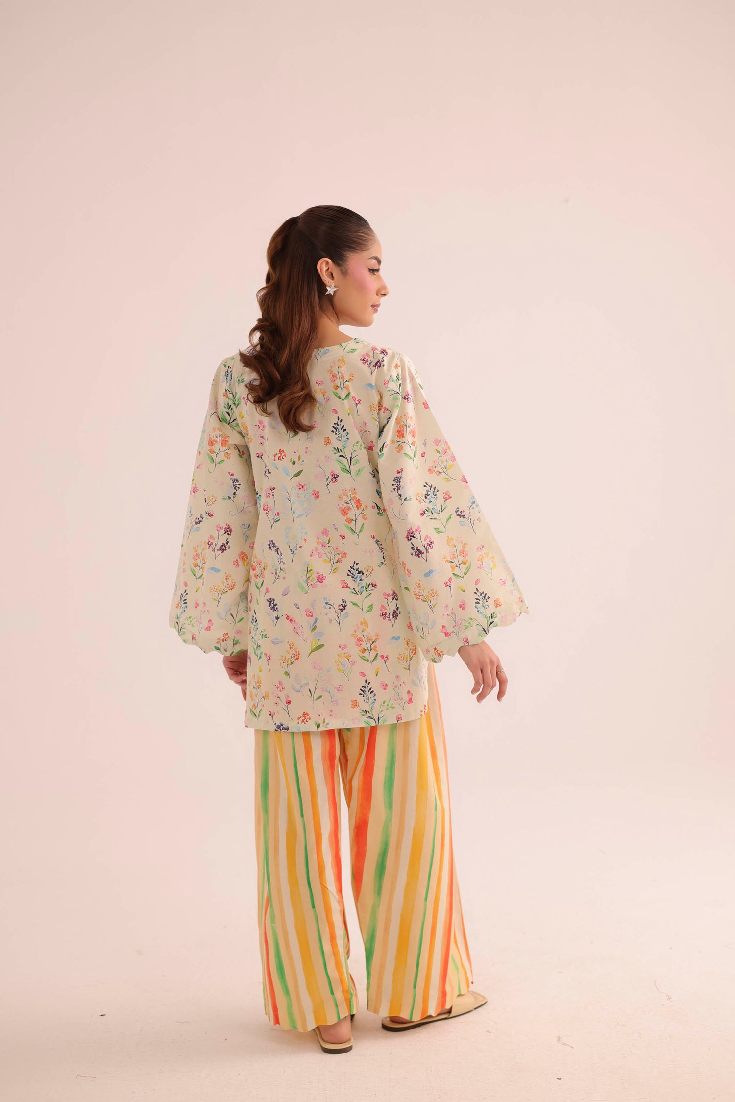 2PC Summer Lawn Dress- PRT L42944