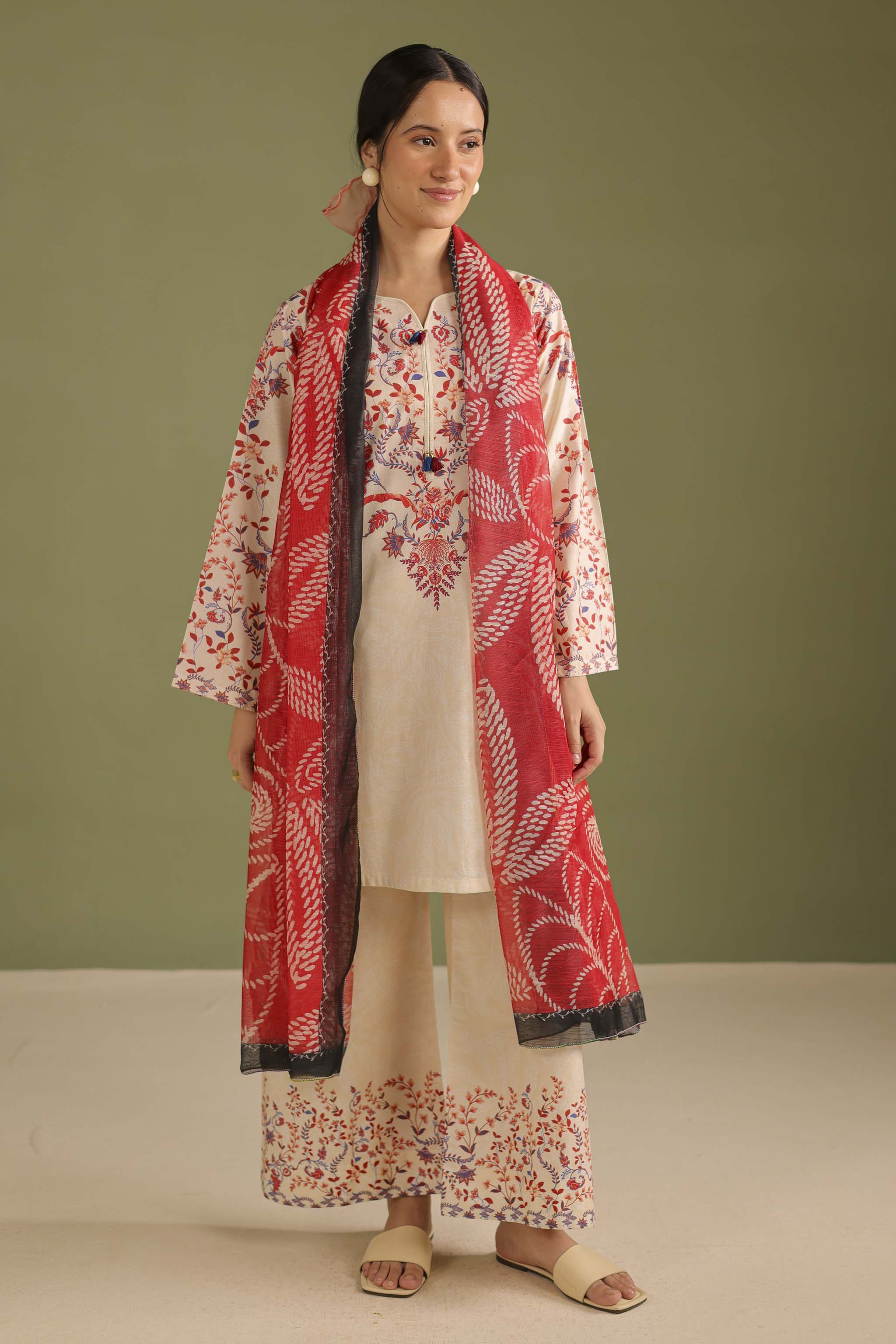 3PC Printed Lawn Suit - 42671