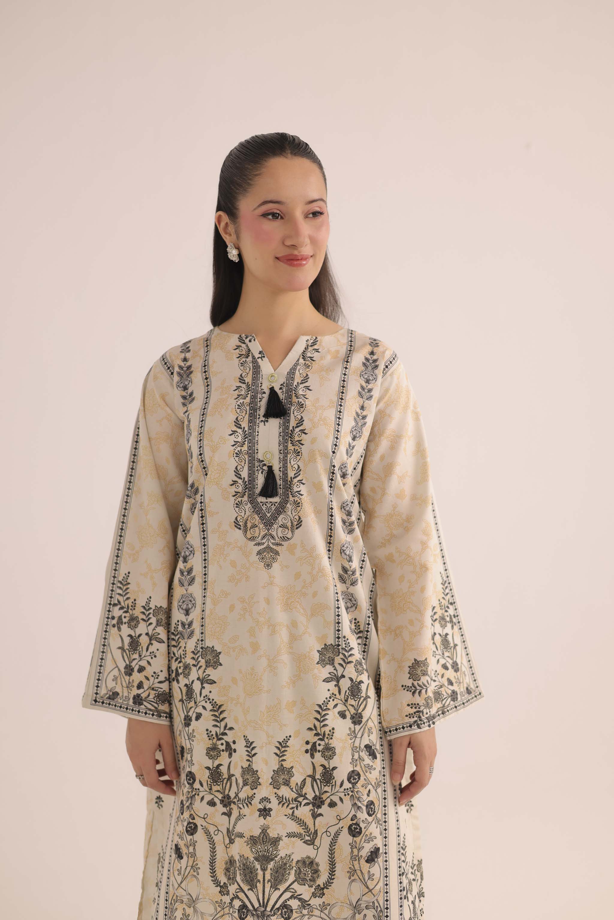 2PC Summer Lawn Dress- PRT L42722