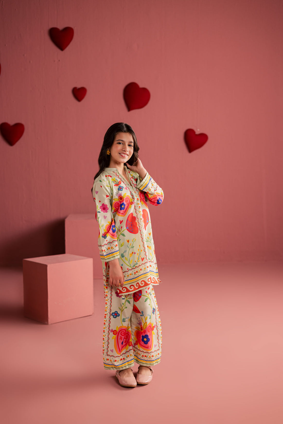 Kids 2PC Summer Dress-FS98