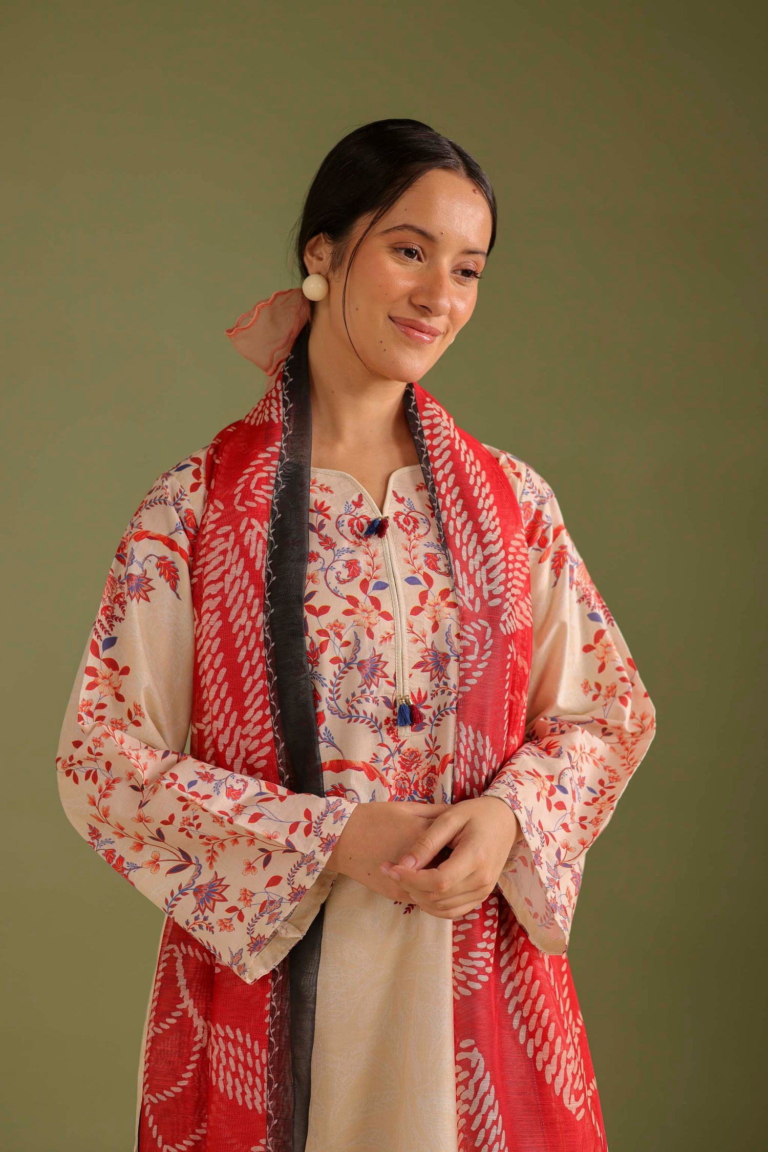 3PC Printed Lawn Suit - 42671