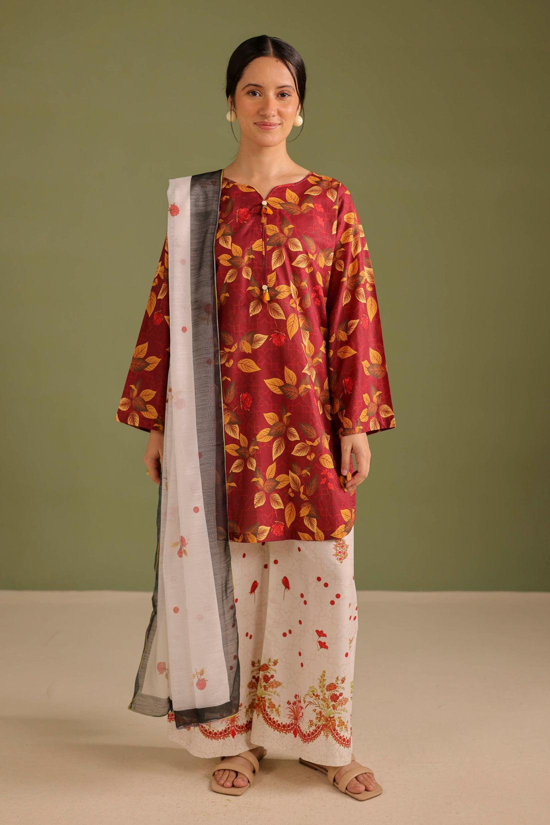 3PC Printed Lawn Suit - 42669