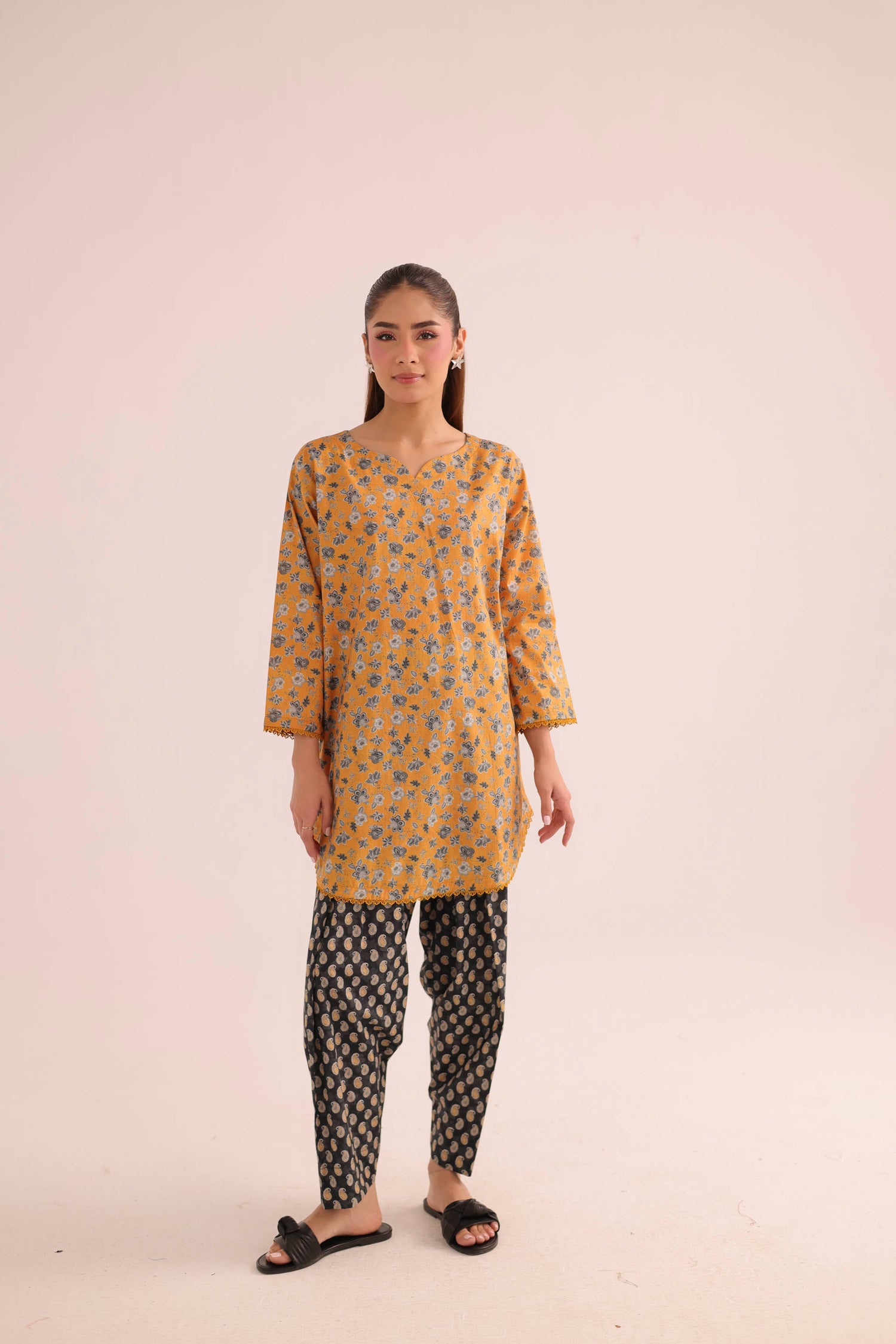 2PC Summer Lawn Dress- PRT L42189