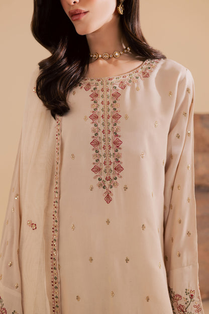 3PC Luxury Embroidered Dress- RSC08