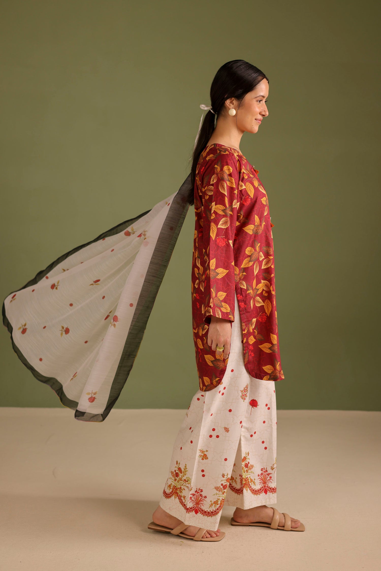 3PC Printed Lawn Suit - 42669