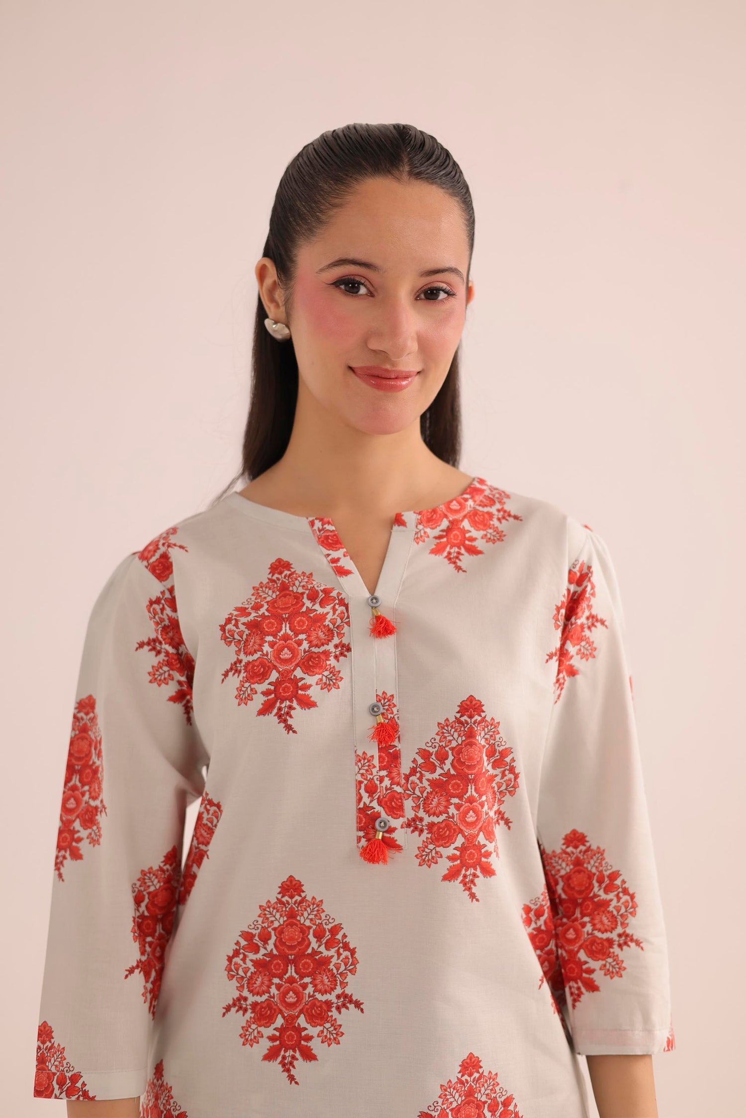 2PC Summer Lawn Dress- PRT L42970