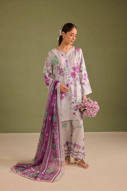3PC Printed Lawn Suit - 42673
