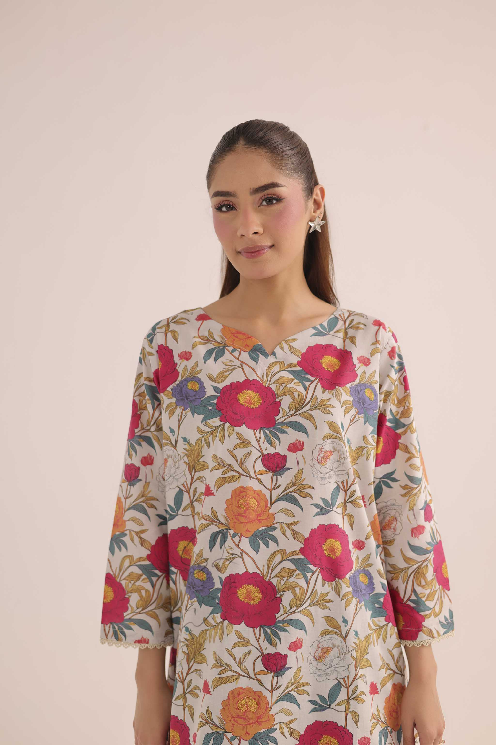 2PC Summer Lawn Dress- PRT L42184