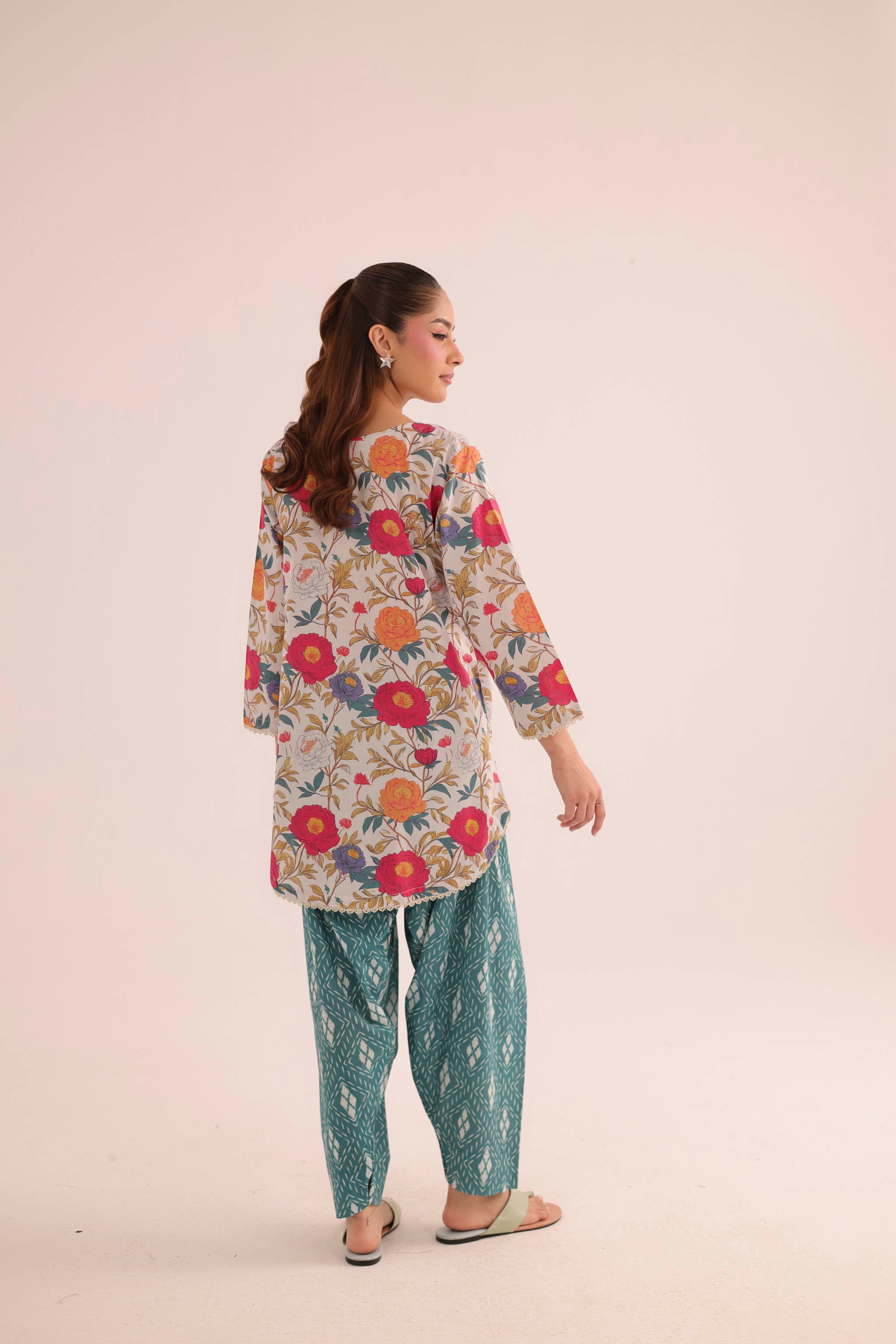 2PC Summer Lawn Dress- PRT L42184