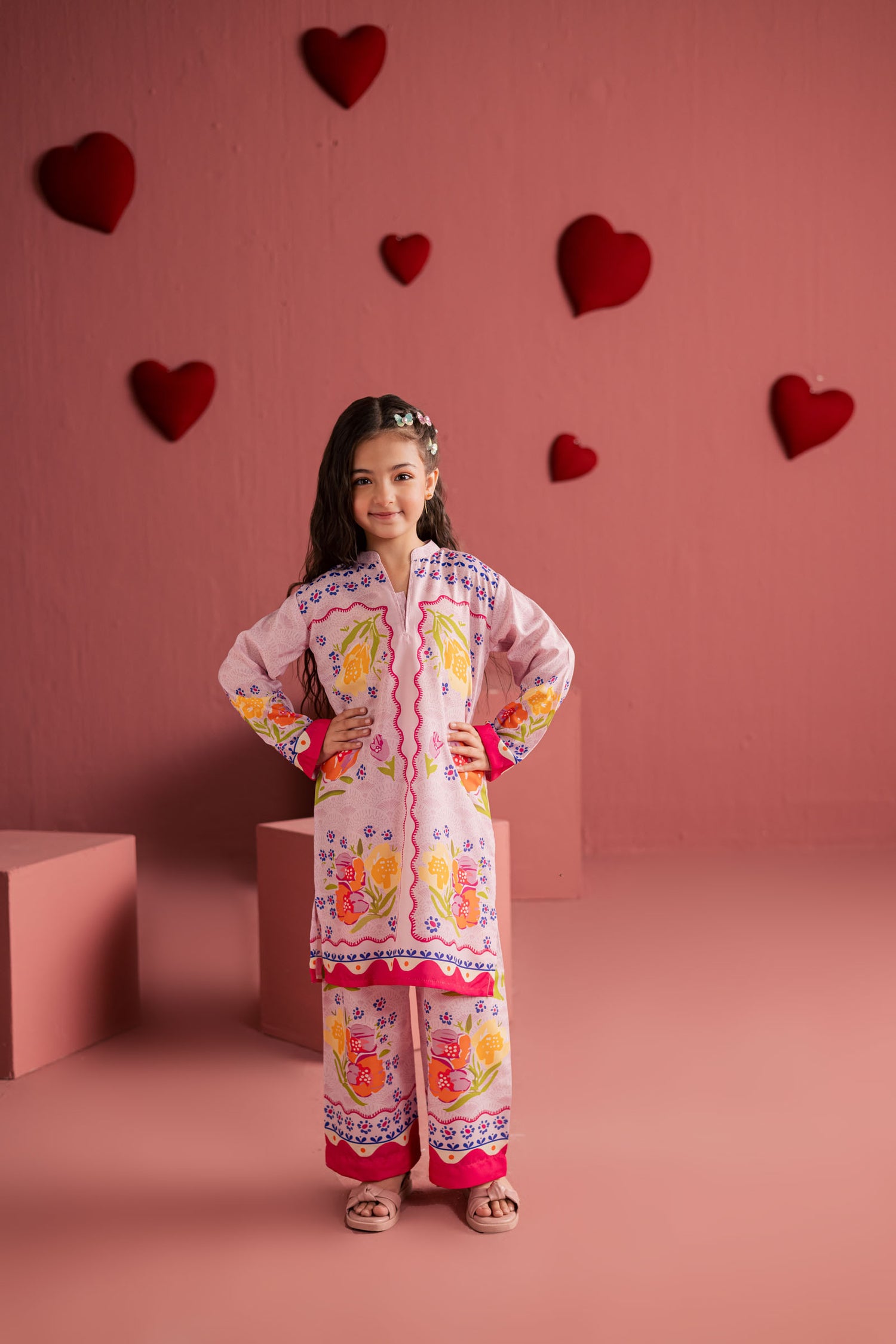 Kids 2PC Summer Dress-FS100