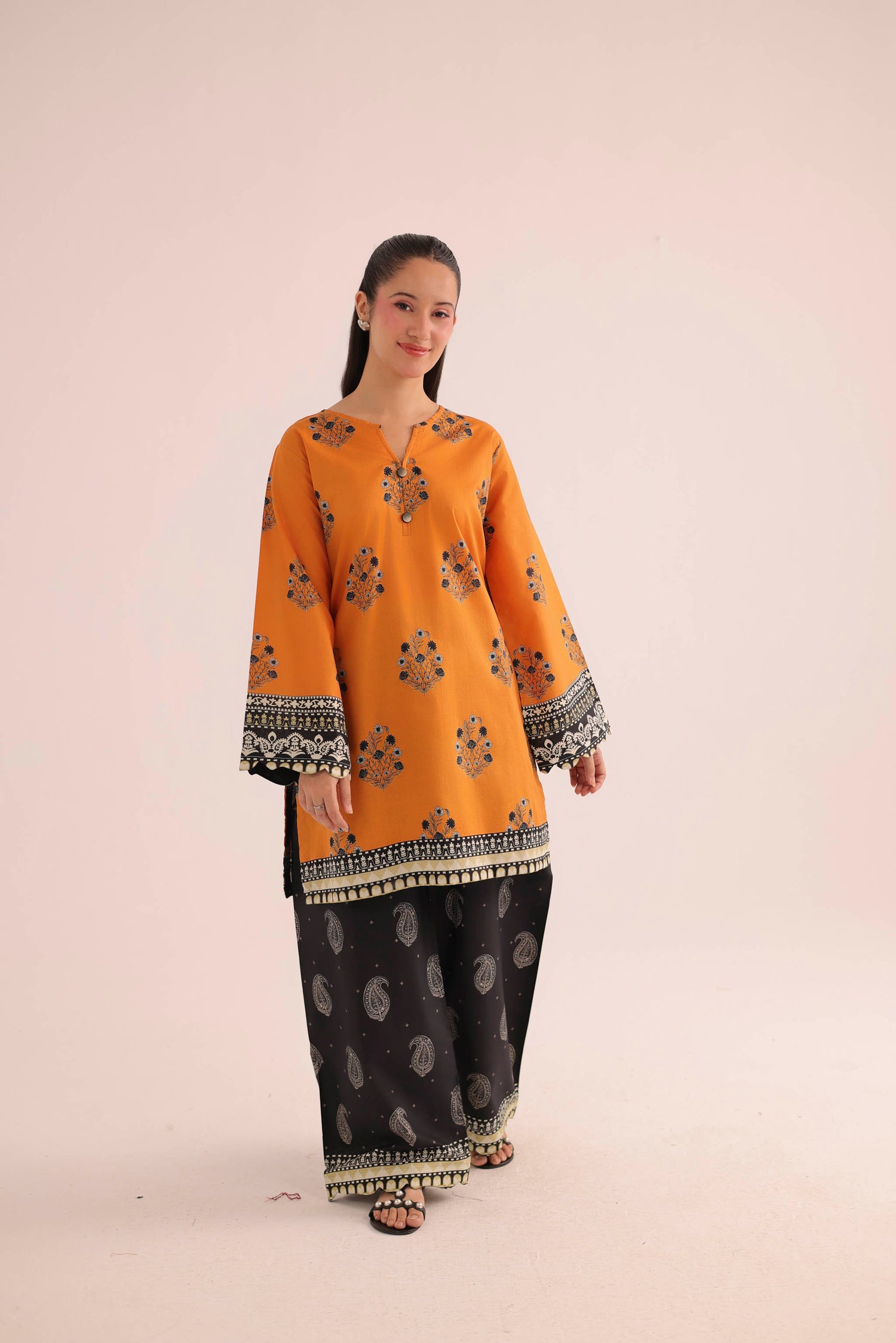 2PC Summer Lawn Dress- PRT L42981