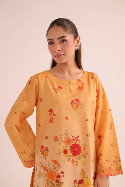 2PC Summer Lawn Dress- PRT L42973