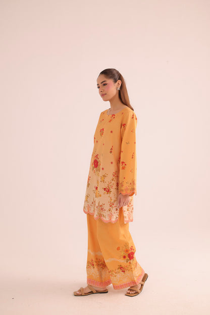 2PC Summer Lawn Dress- PRT L42973