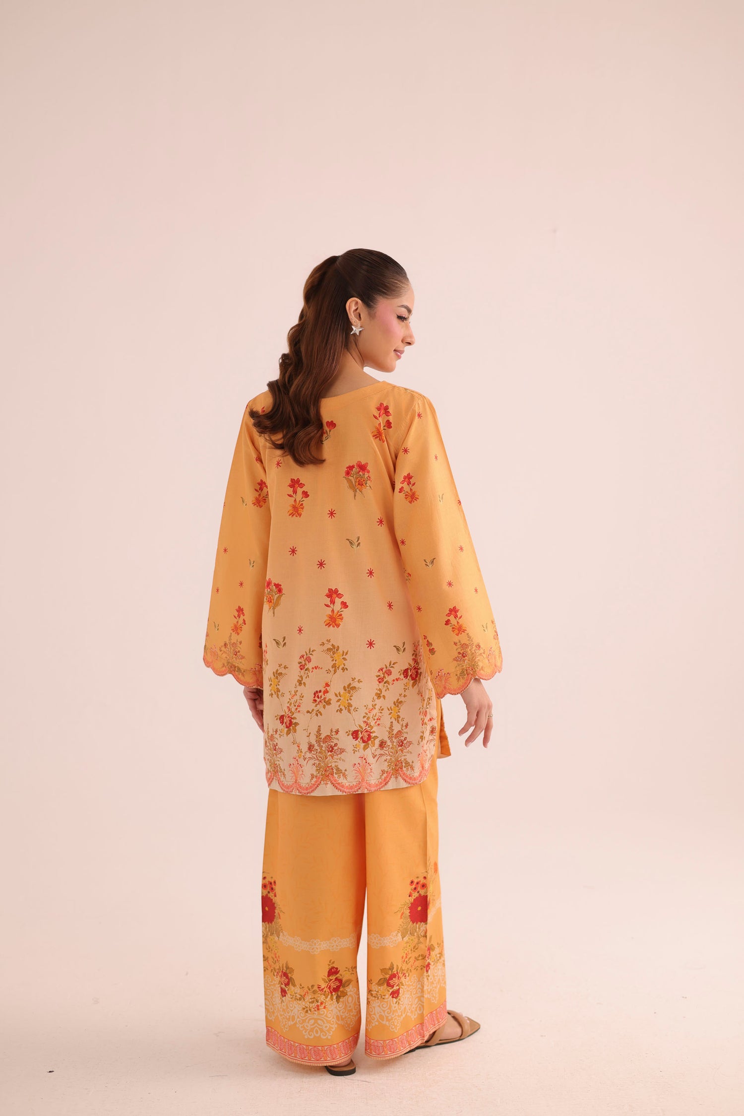 2PC Summer Lawn Dress- PRT L42973