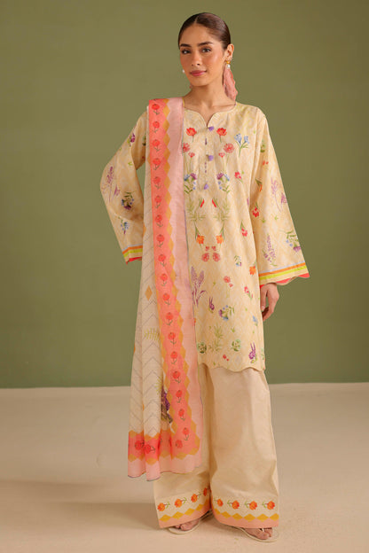 3PC Printed Lawn Suit - 42677