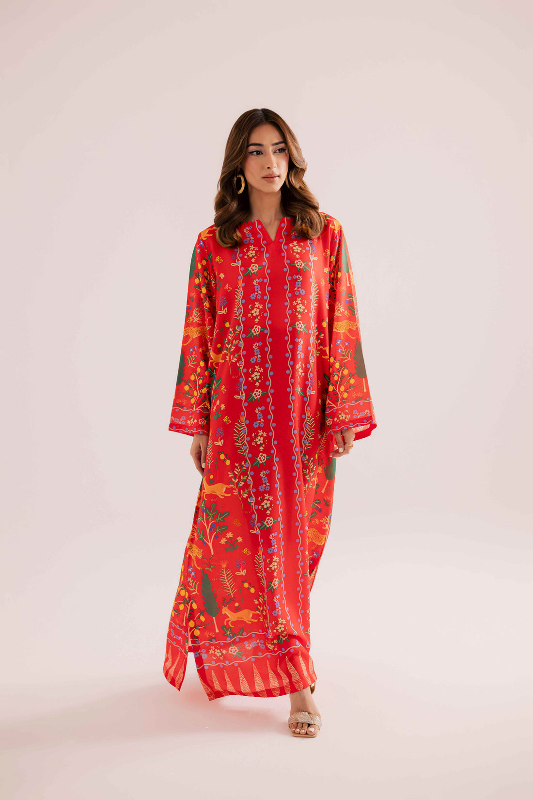 KF03 - Printed Kaftaan