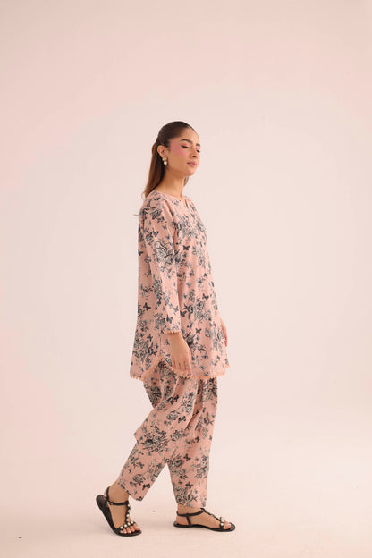2PC Summer Lawn Dress- PRT L42967