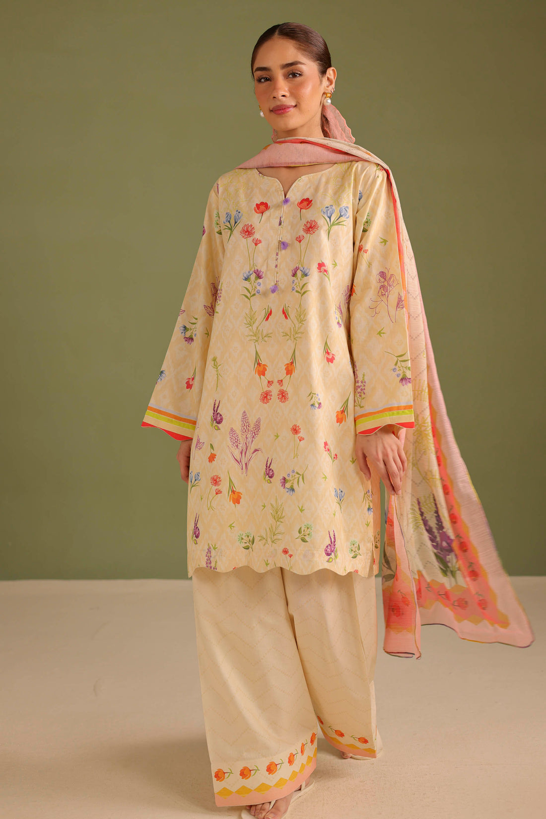3PC Printed Lawn Suit - 42677