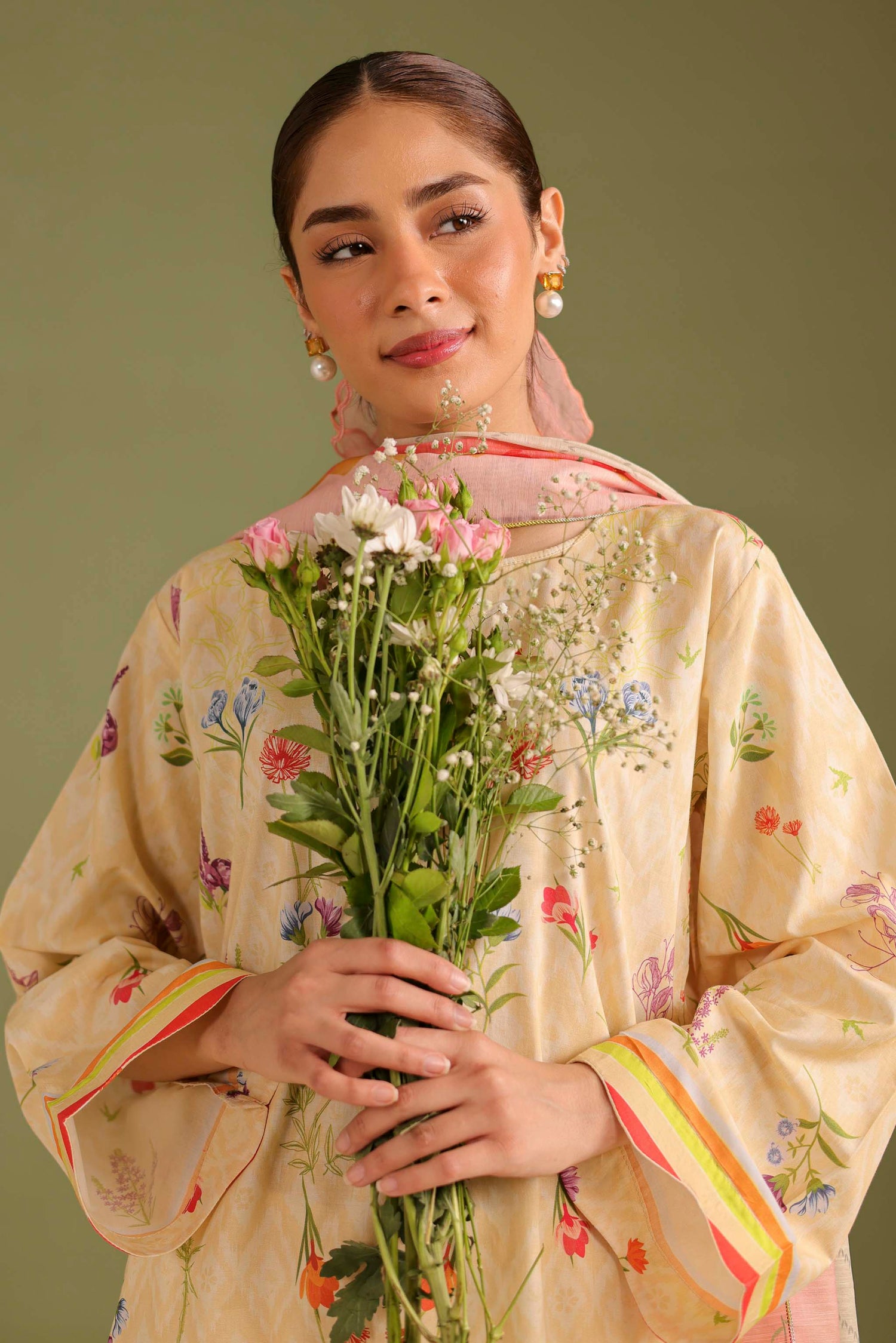 3PC Printed Lawn Suit - 42677