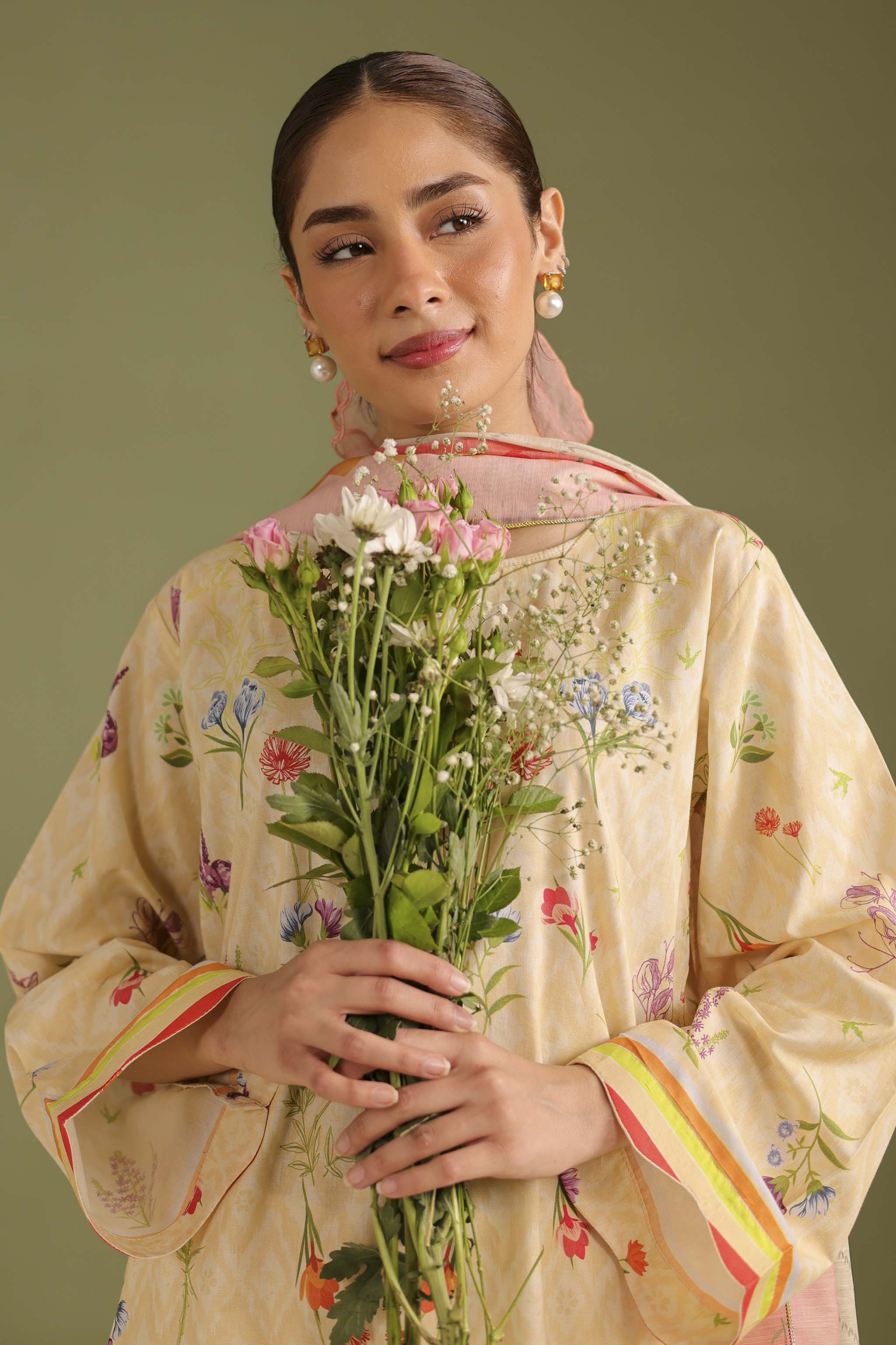 3PC Printed Lawn Suit - 42677