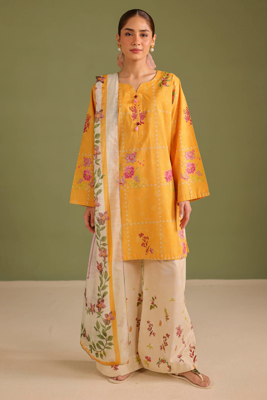 3PC Printed Lawn Suit - 42667