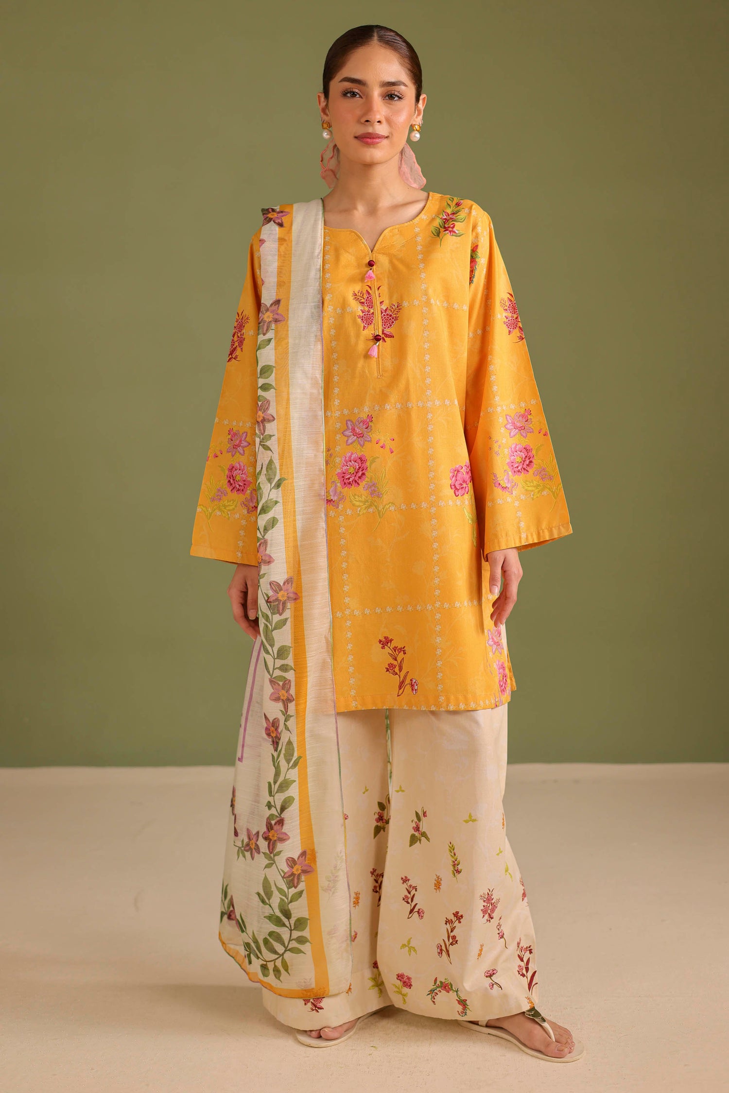 3PC Printed Lawn Suit - 42667