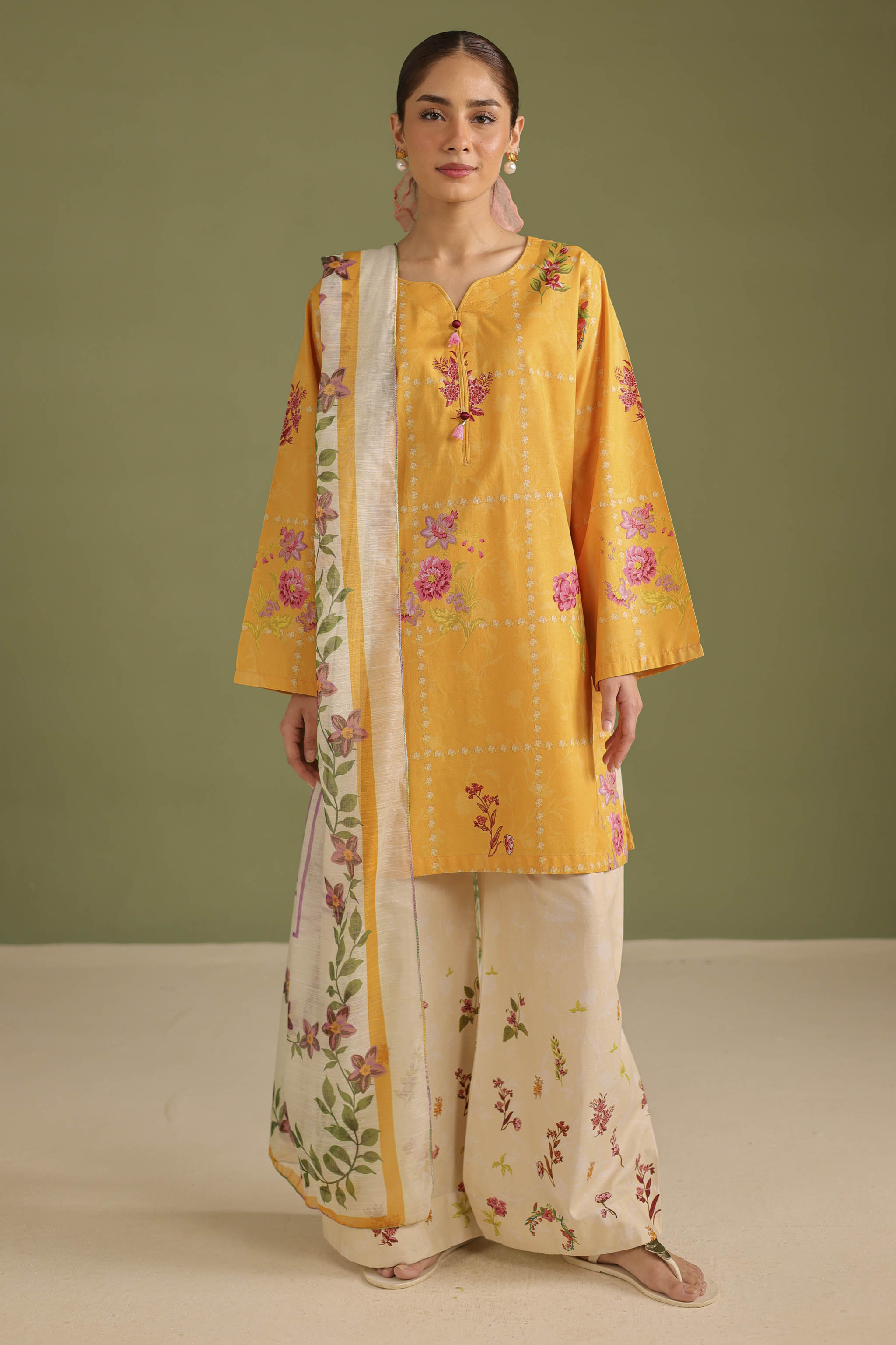 3PC Printed Lawn Suit - 42667