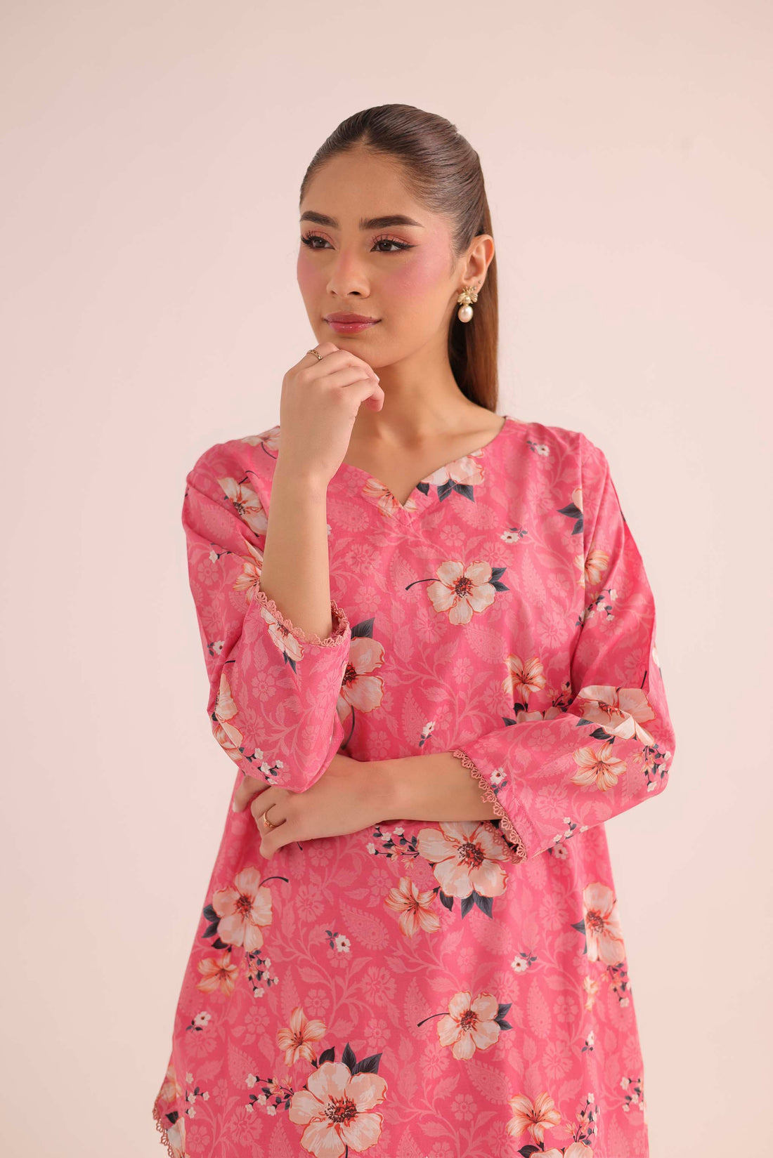 2PC Summer Lawn Dress- PRT L42185