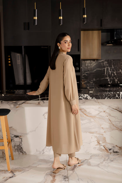 Solid 2PC Dress - SP-05 Skin