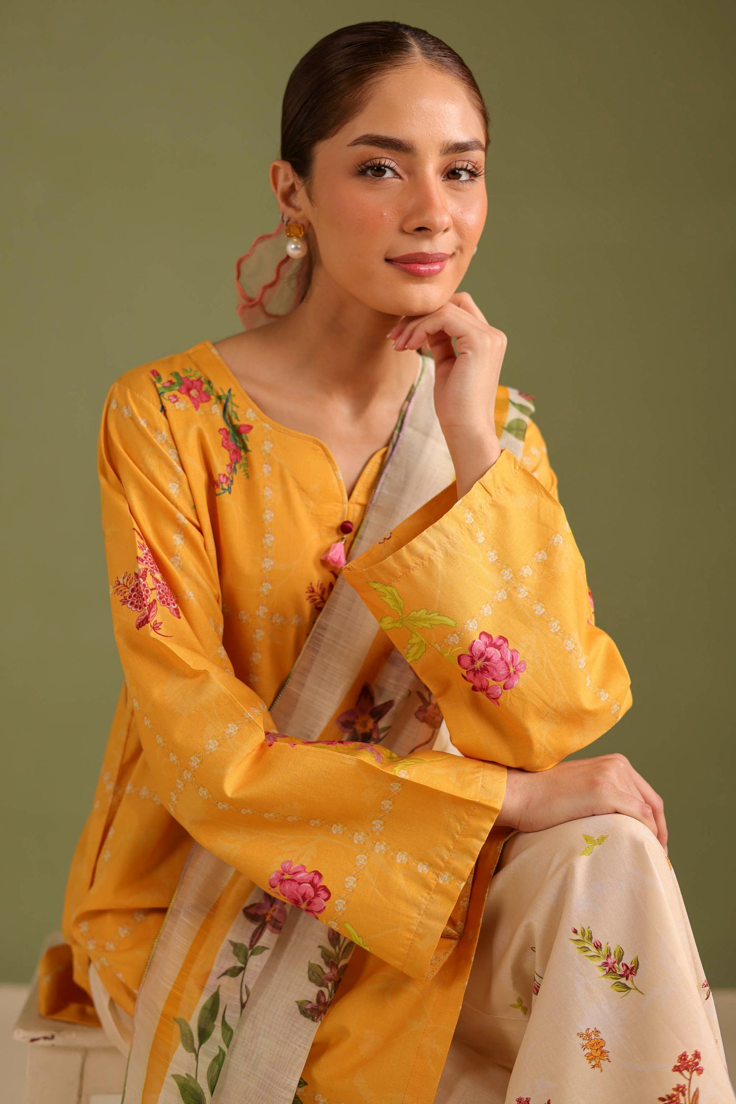 3PC Printed Lawn Suit - 42667