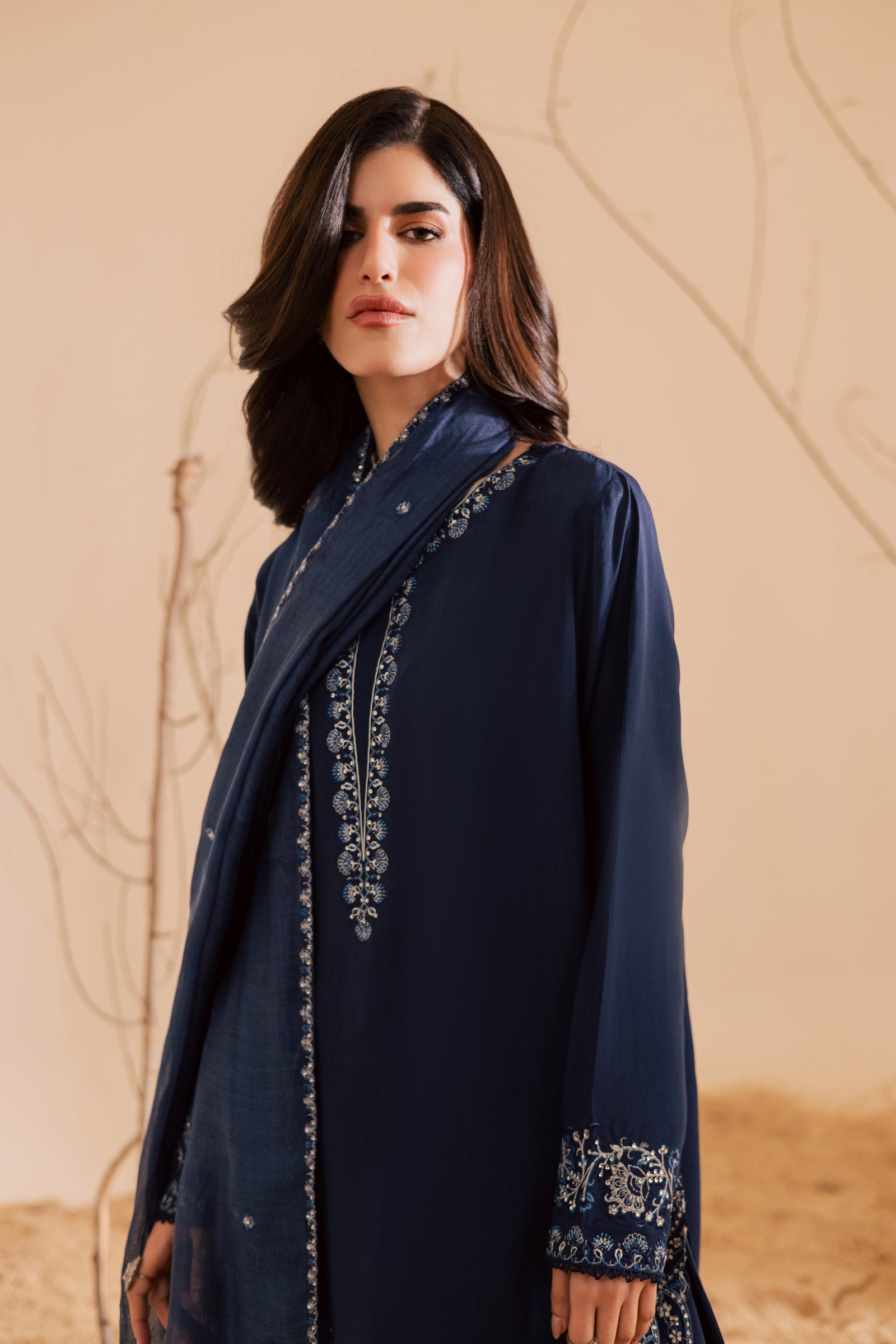 3PC Luxury Embroidered Dress- RSRB05