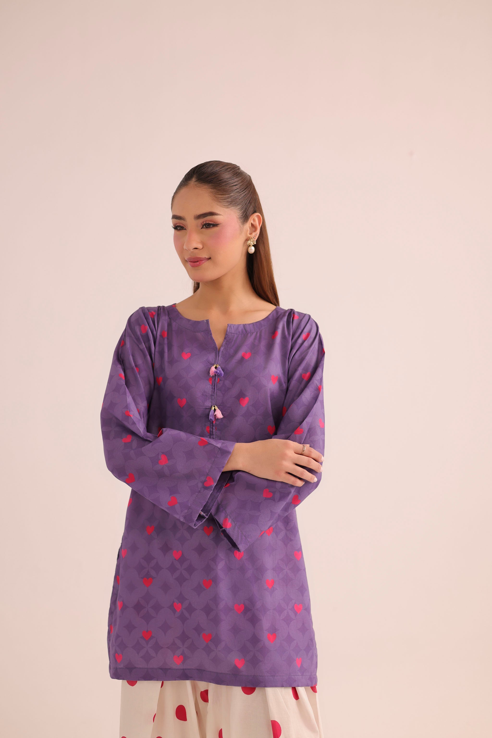 2PC Summer Lawn Dress- PRT L42730