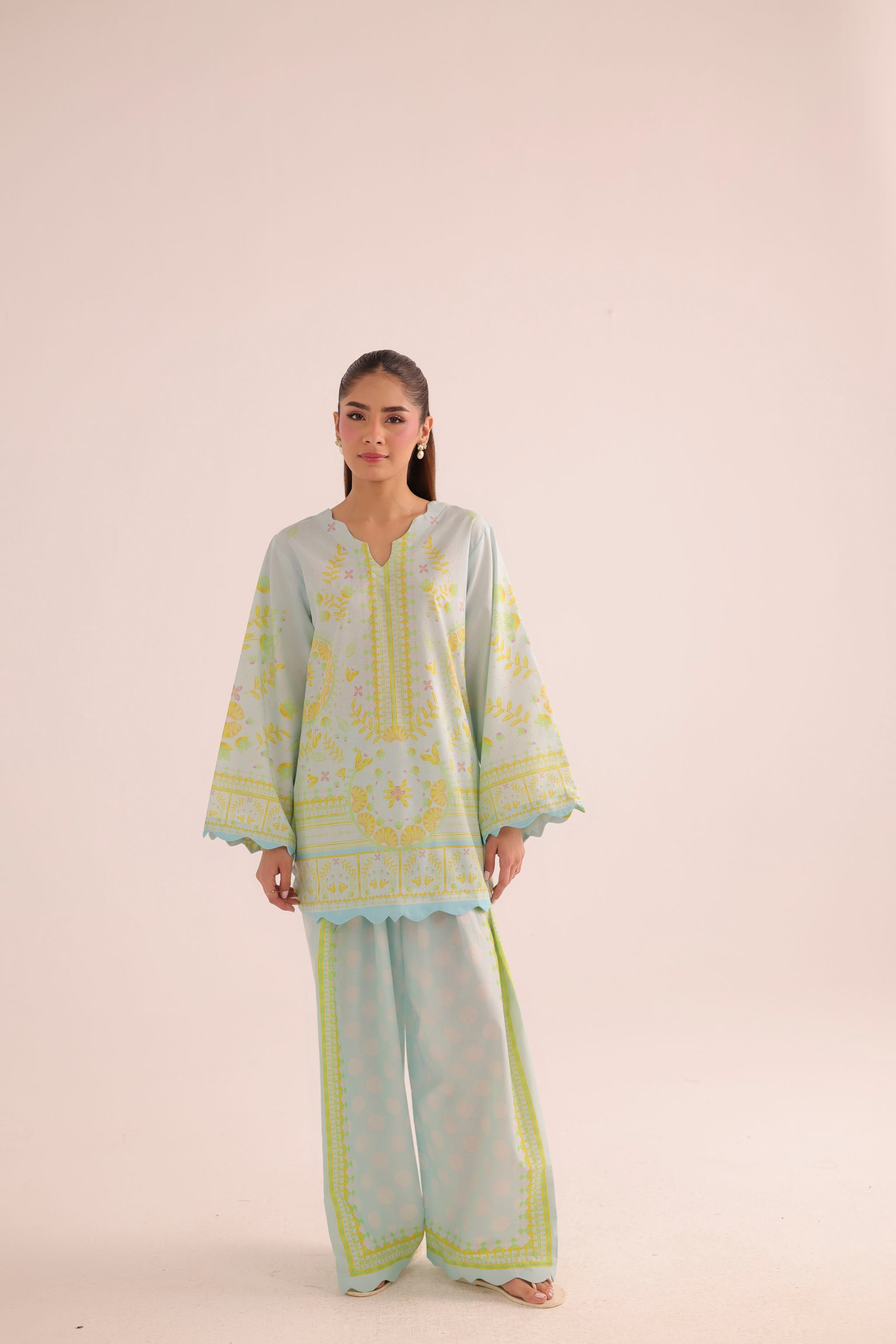 2PC Summer Lawn Dress- PRT L42724
