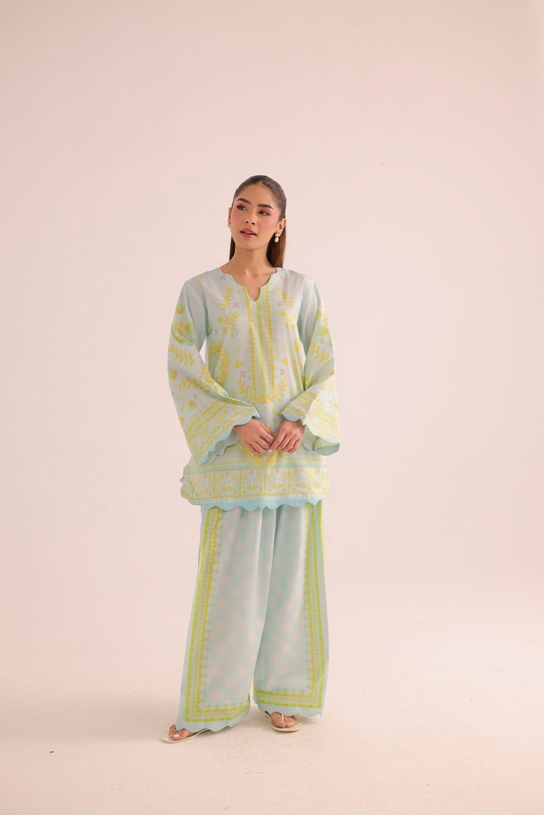 2PC Summer Lawn Dress- PRT L42724