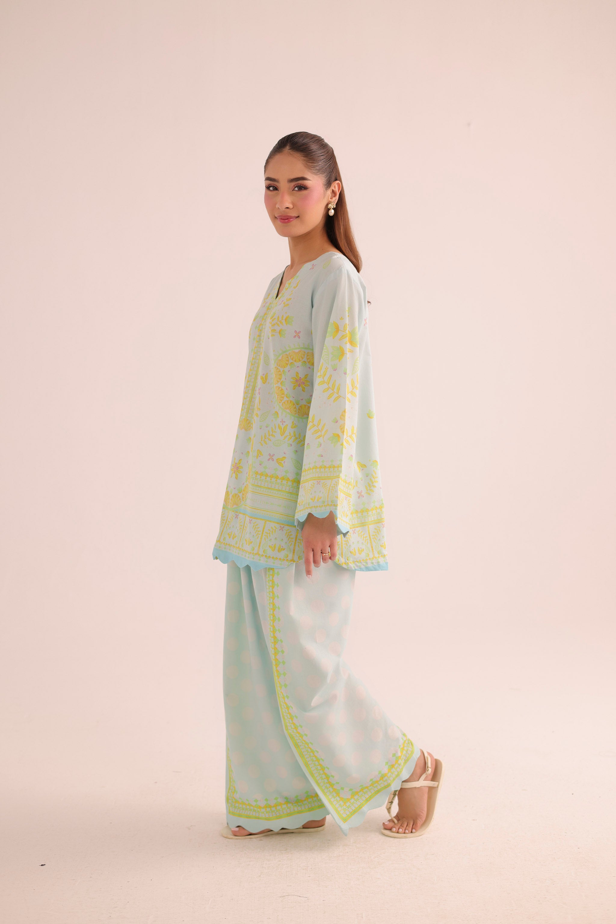 2PC Summer Lawn Dress- PRT L42724